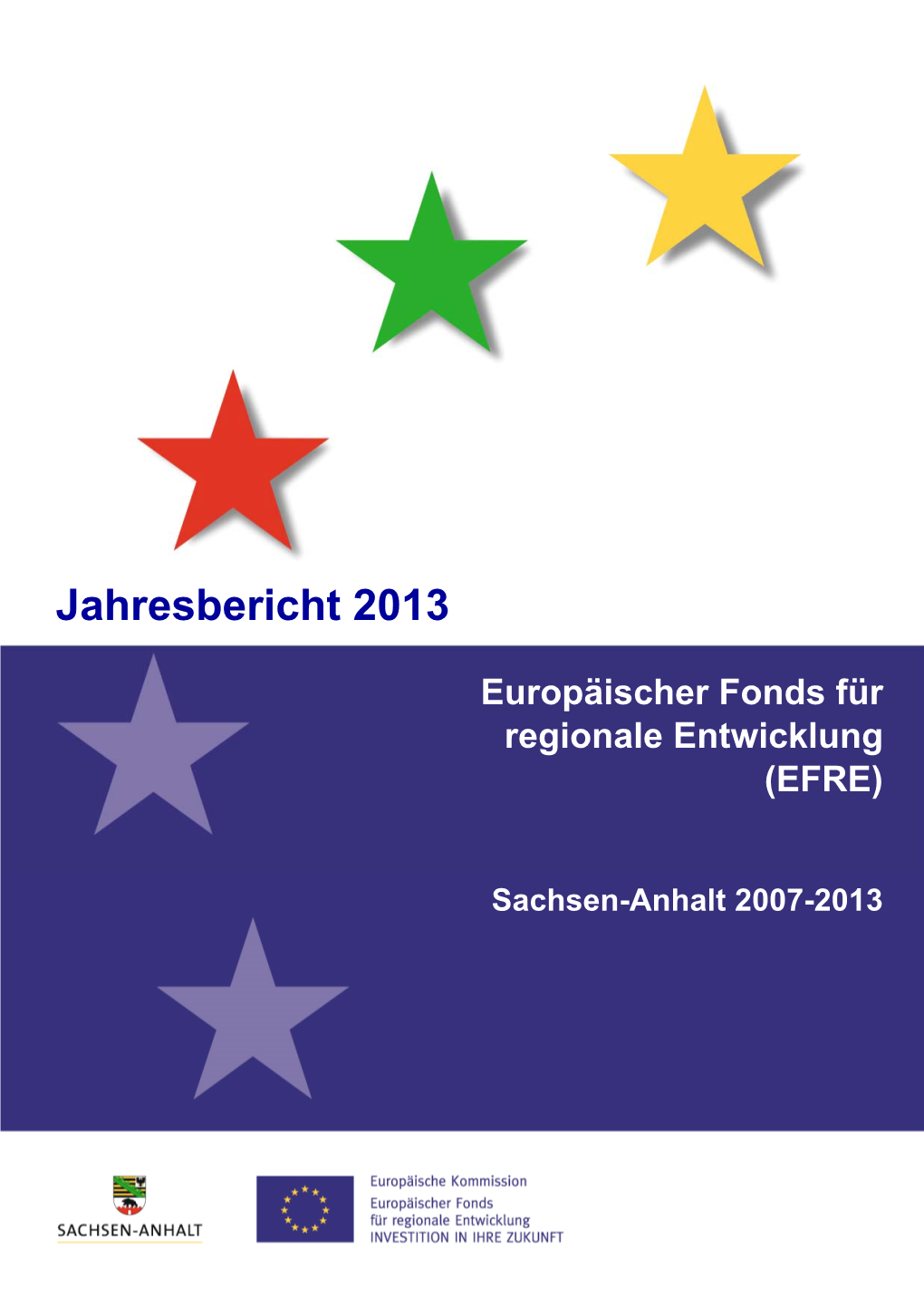 Jahresbericht EFRE 2013