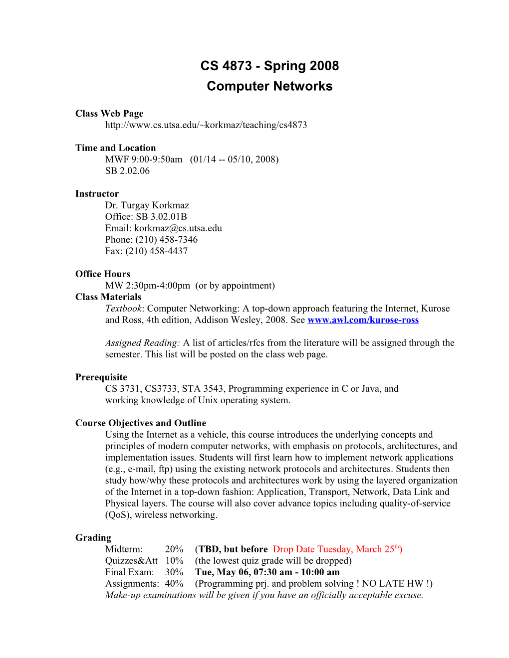 Computer Networks