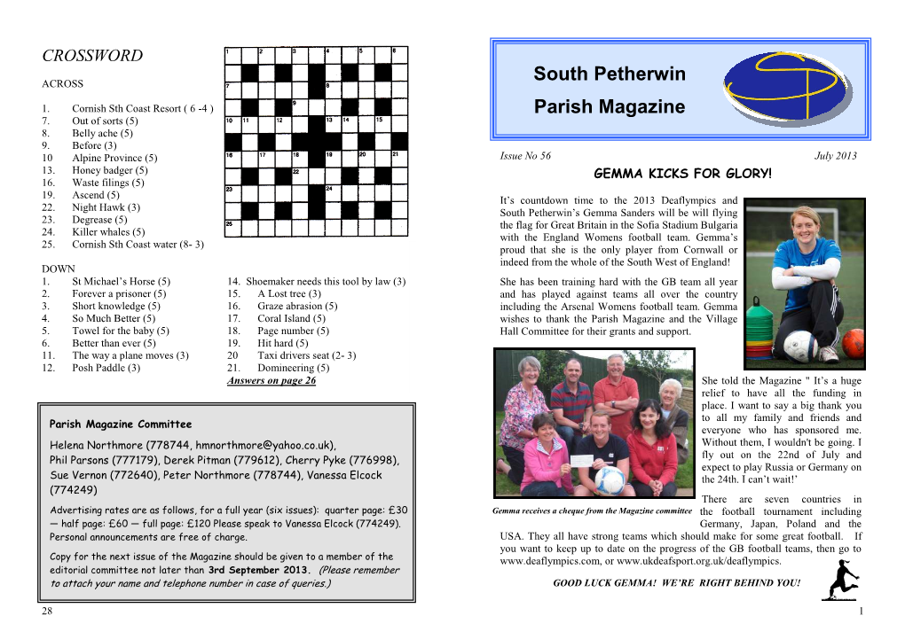 South Petherwin Parish Magazine