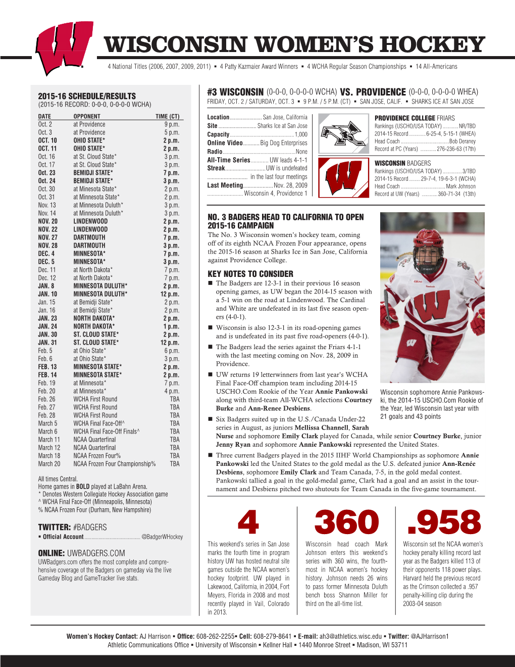 Wisconsin Women's Hockey