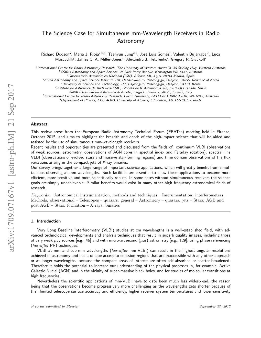 The Science Case for Simultaneous Mm-Wavelength Receivers in Radio Astronomy