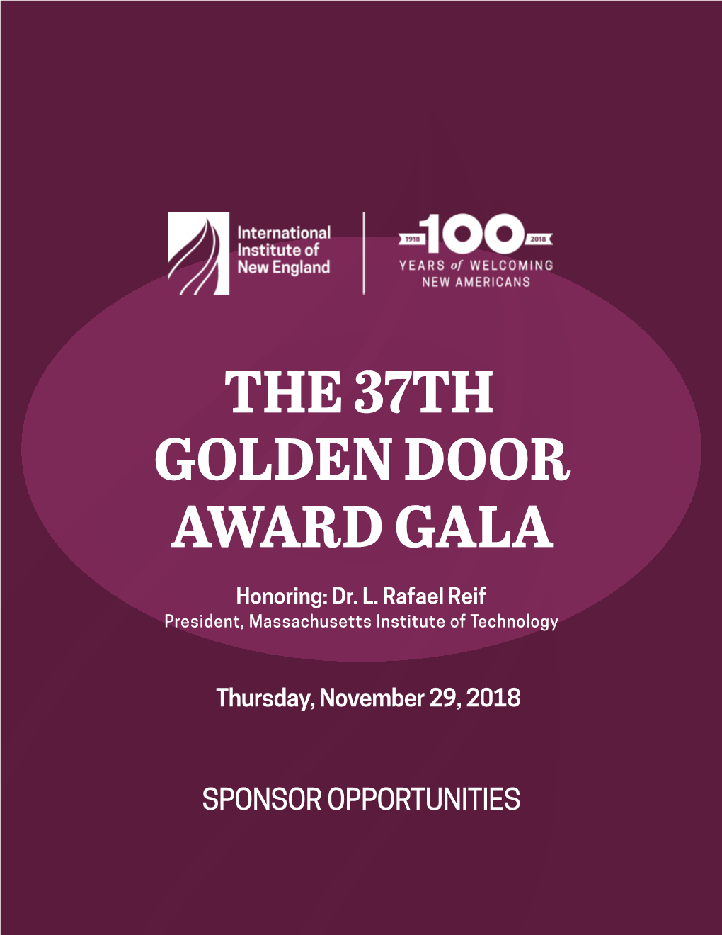 The 37Th Golden Door Award Gala