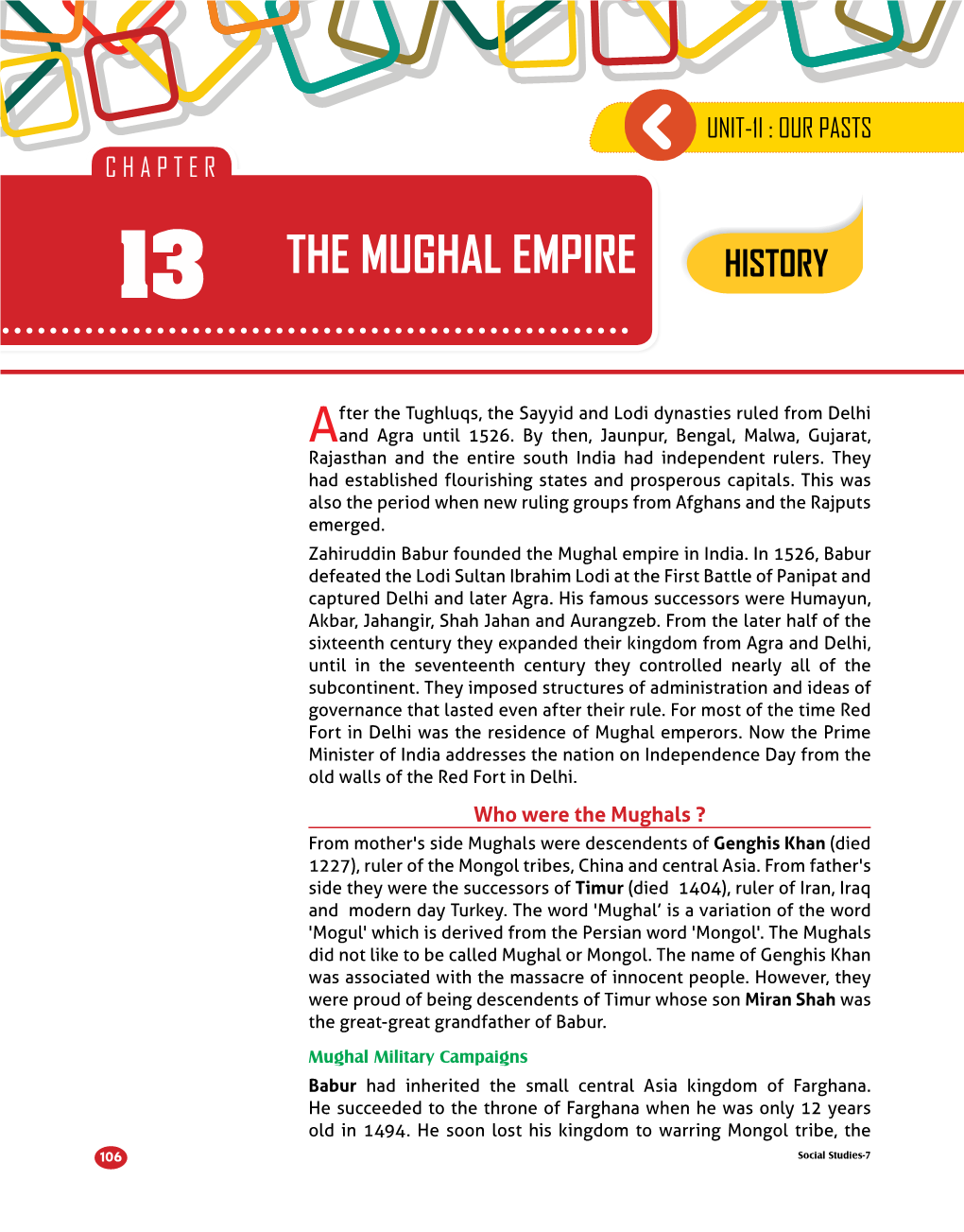 The Mughal Empire History