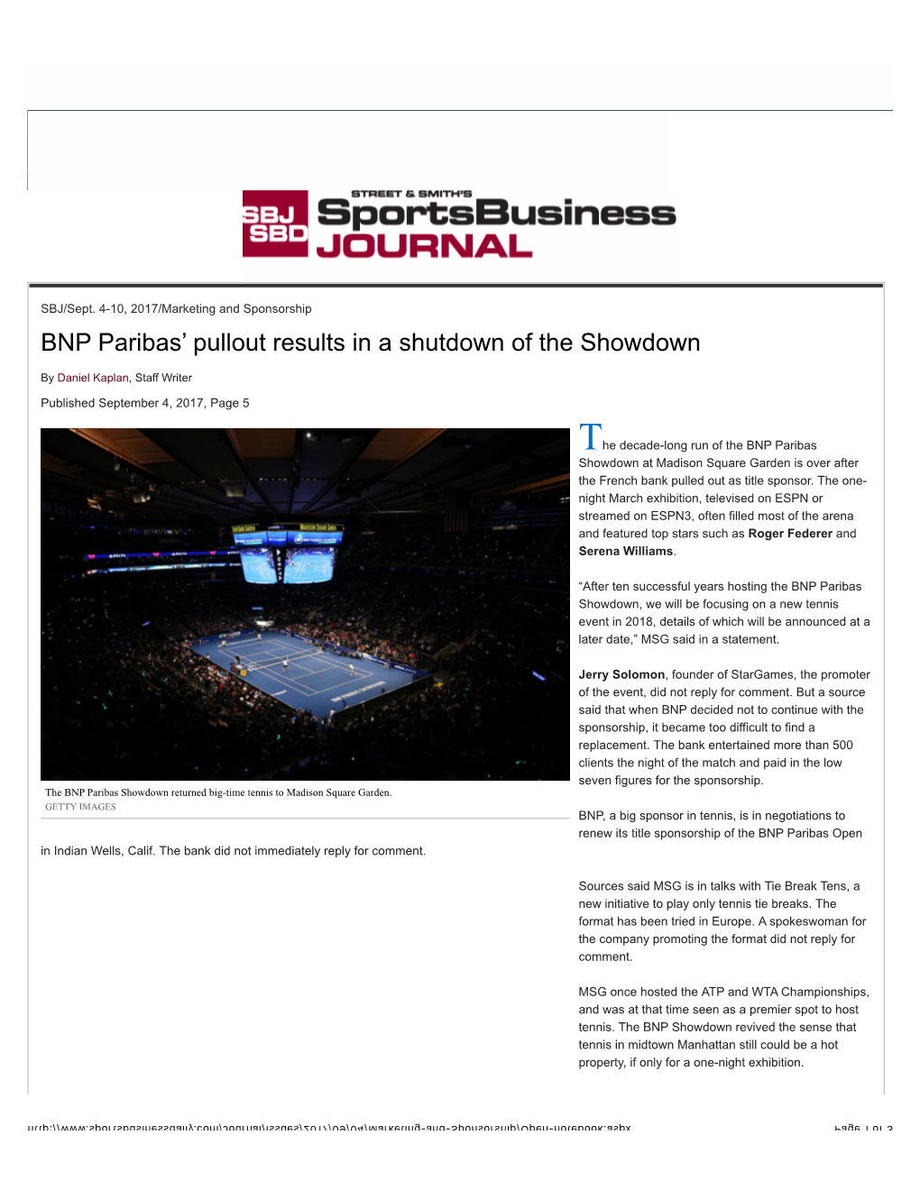 Sportsbusiness Journal