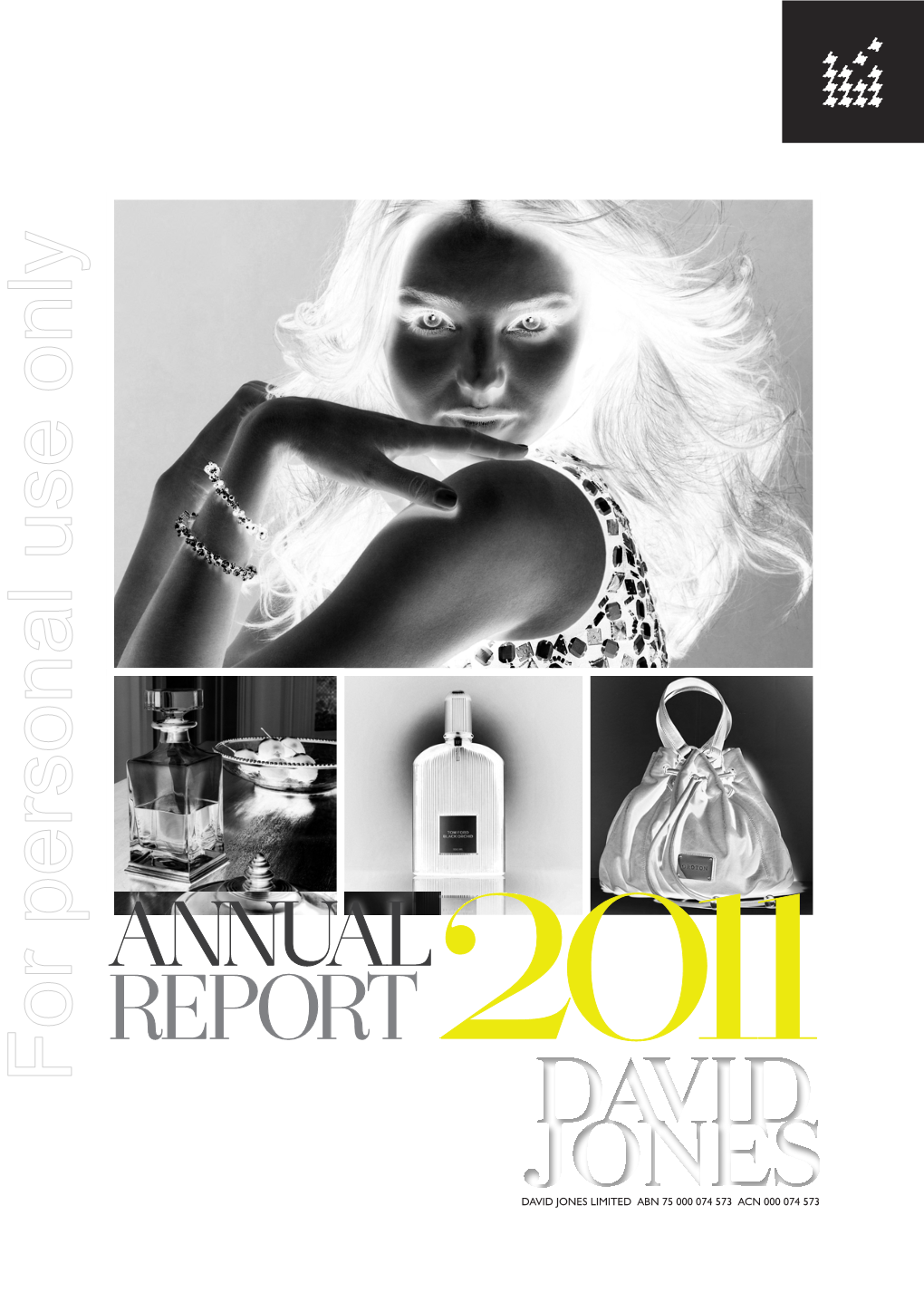 ANNUAL REPORT for Personal Use Only Use Personal For