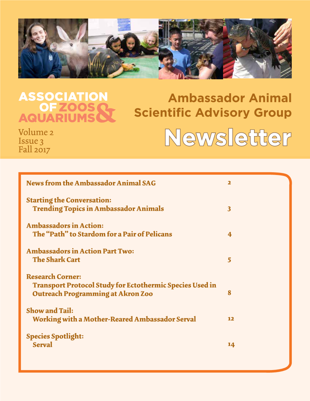 Ambassador Animal Scientific Advisory Group