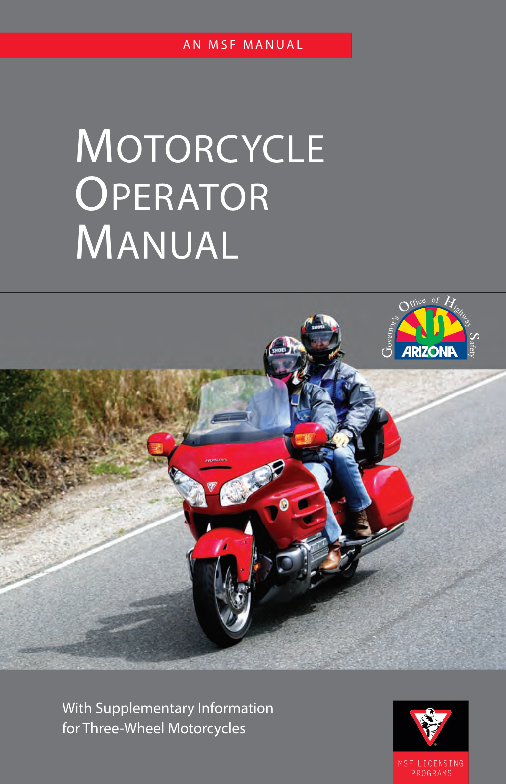 Motorcycle Operator Manual