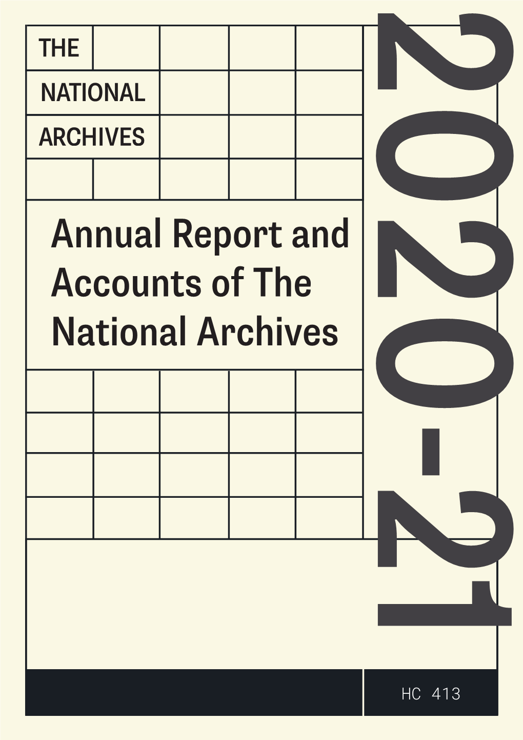 Annual Report and Accounts of the National Archives 2020-21