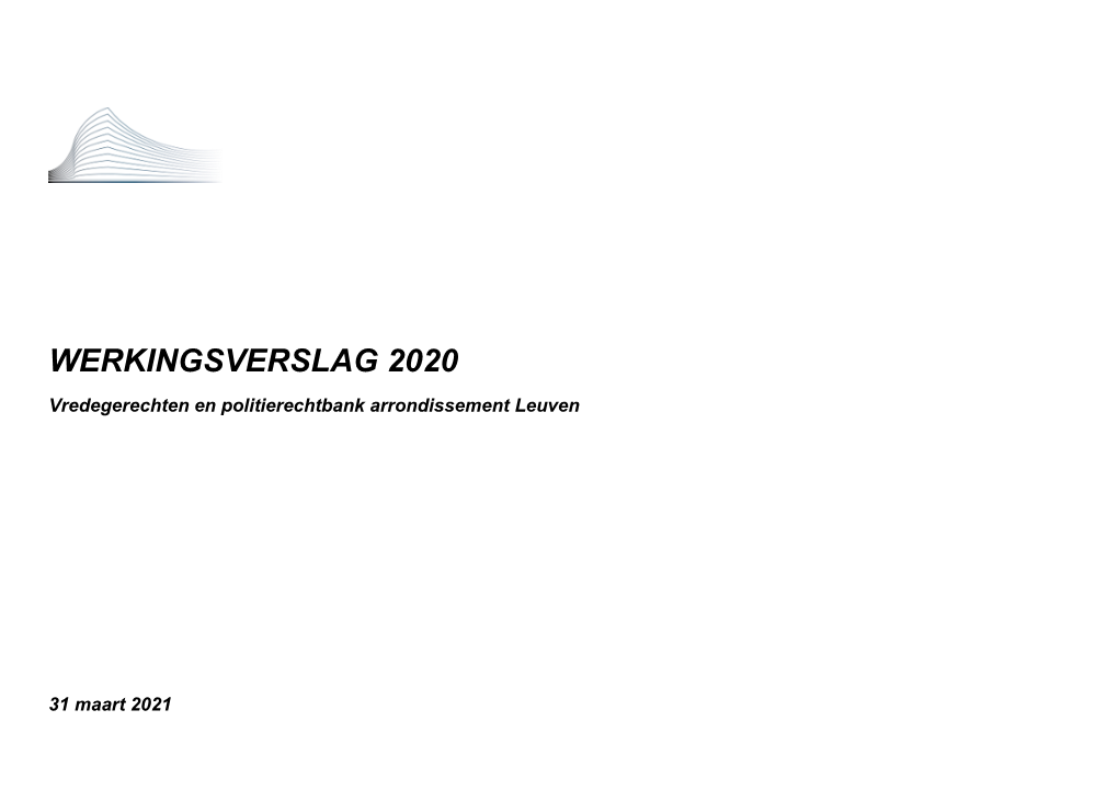 Werkingsverslag 2020