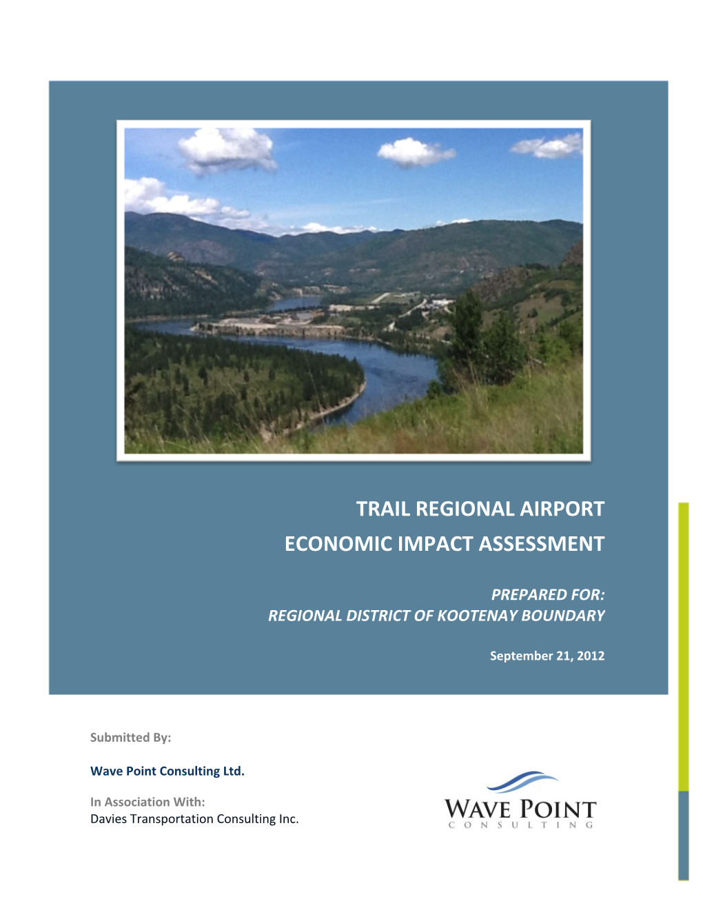 Trail Regional Airport Economic Impact Assessment