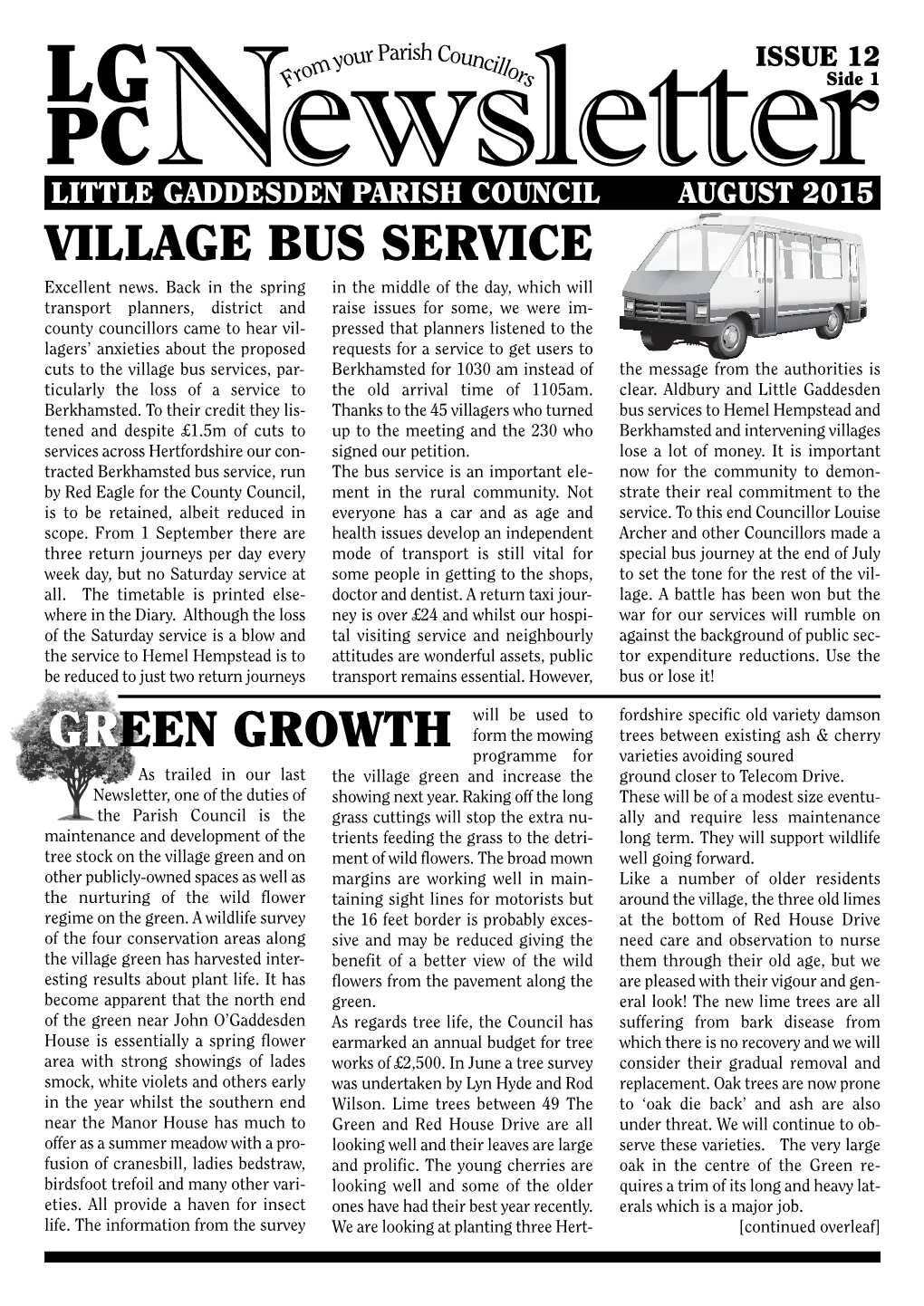 Village Bus Service Green Growth