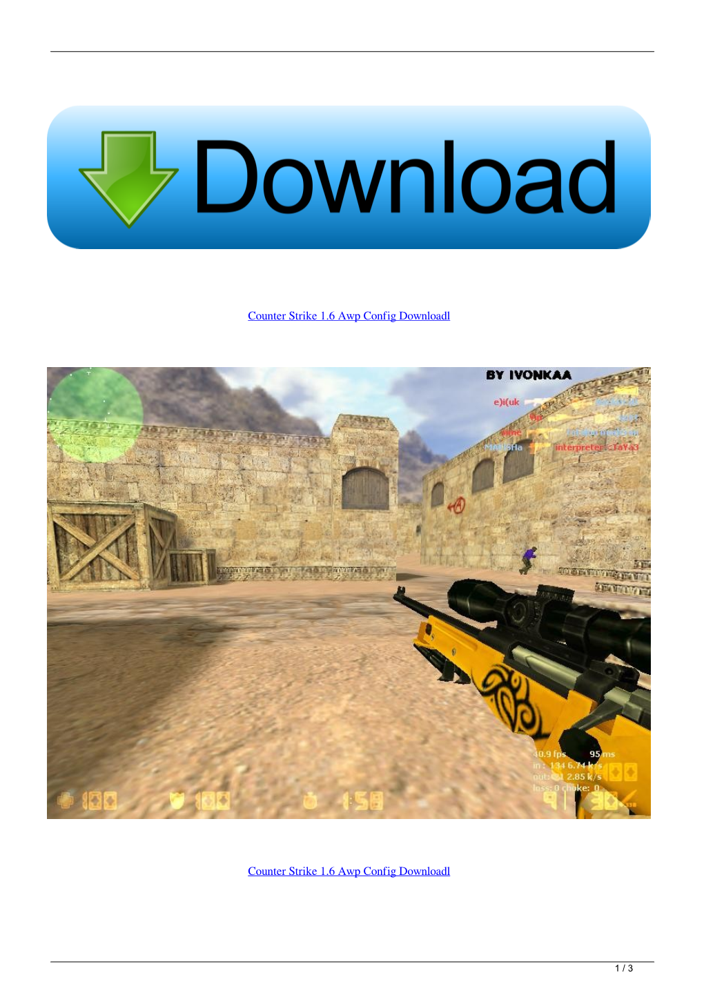 Counter Strike 16 Awp Config Downloadl