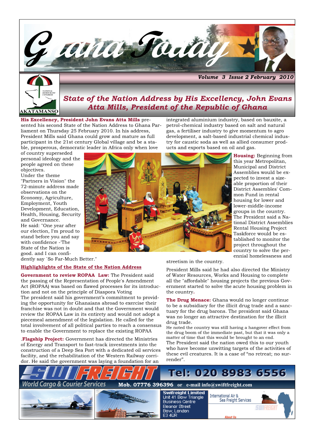 January 2010 Ghana Today Newsletter.Pub