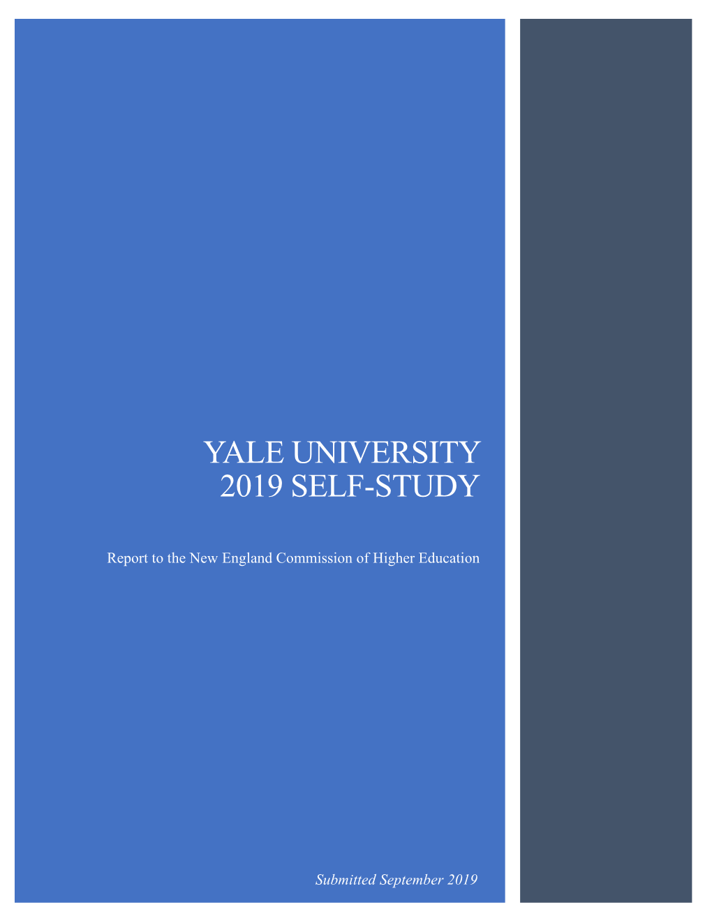 Yale-NECHE 2019 Report 09.20.19