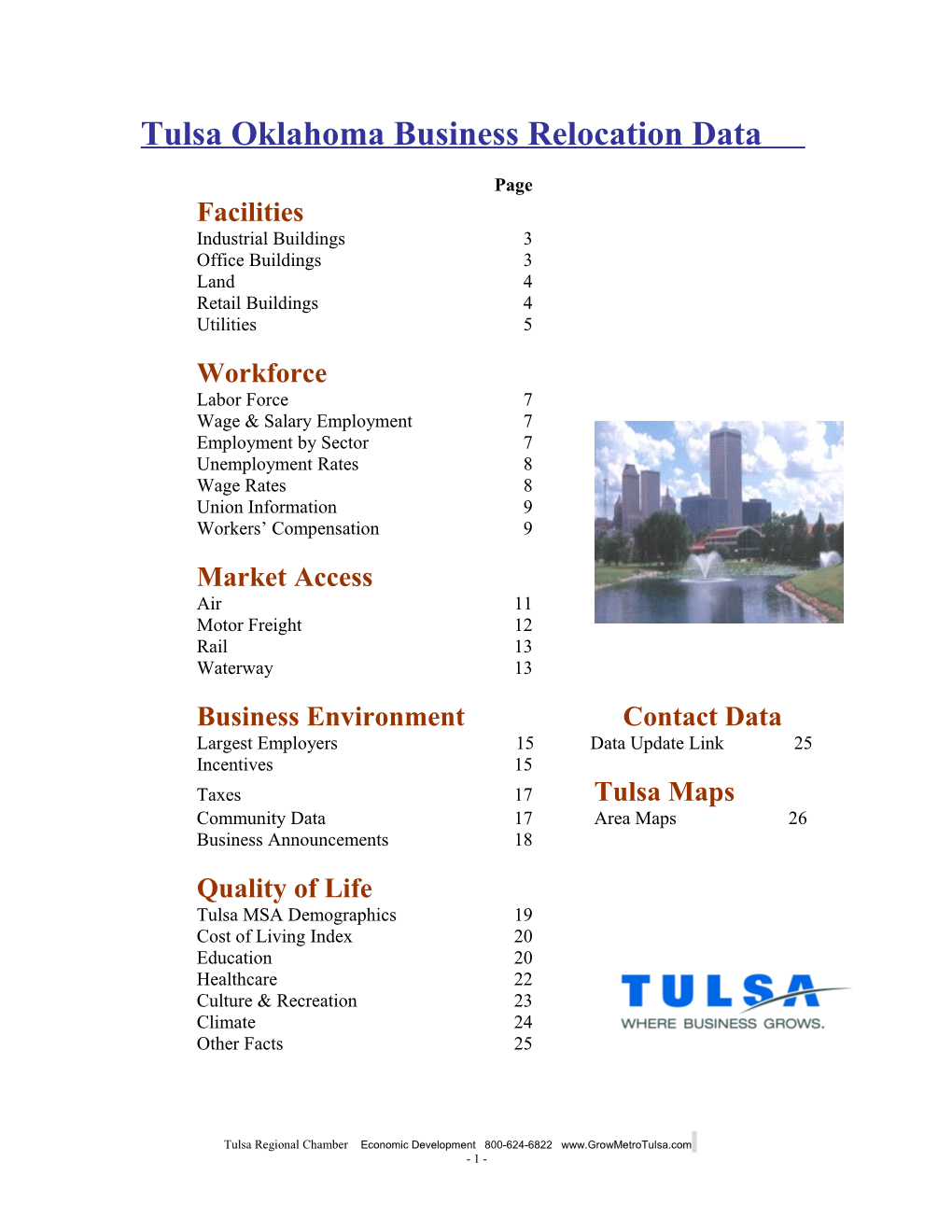 Tulsa Business Relocation Data s1