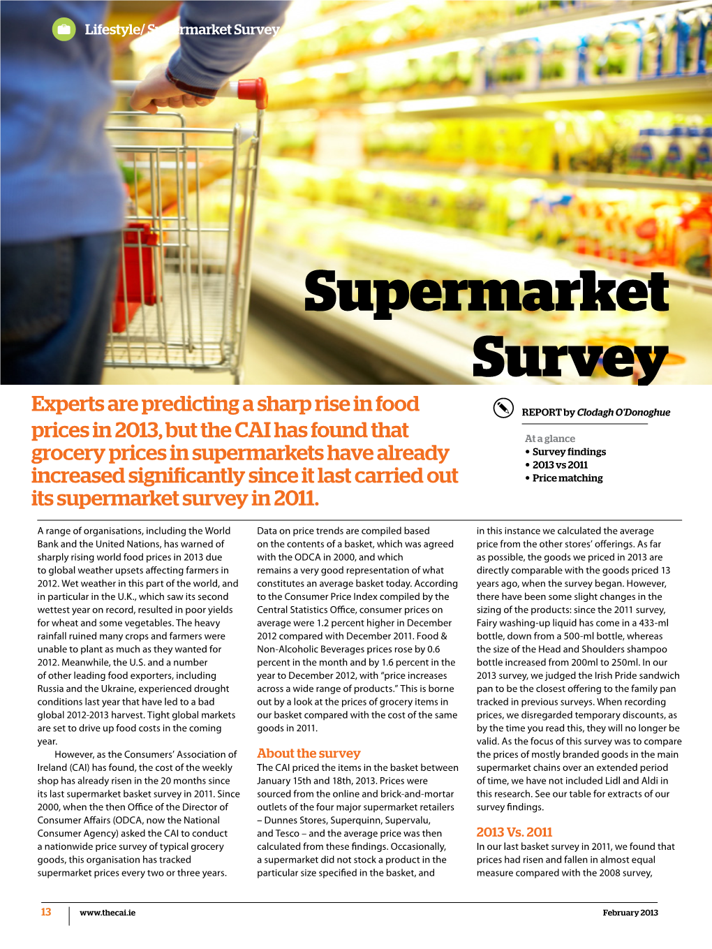 Supermarket Survey