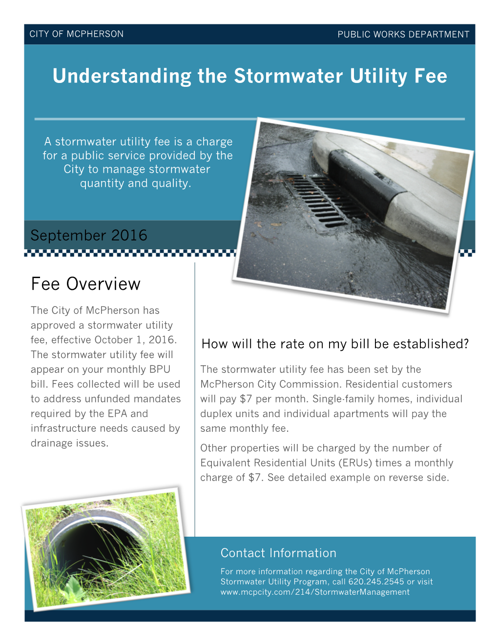 Understanding the Stormwater Utility Fee