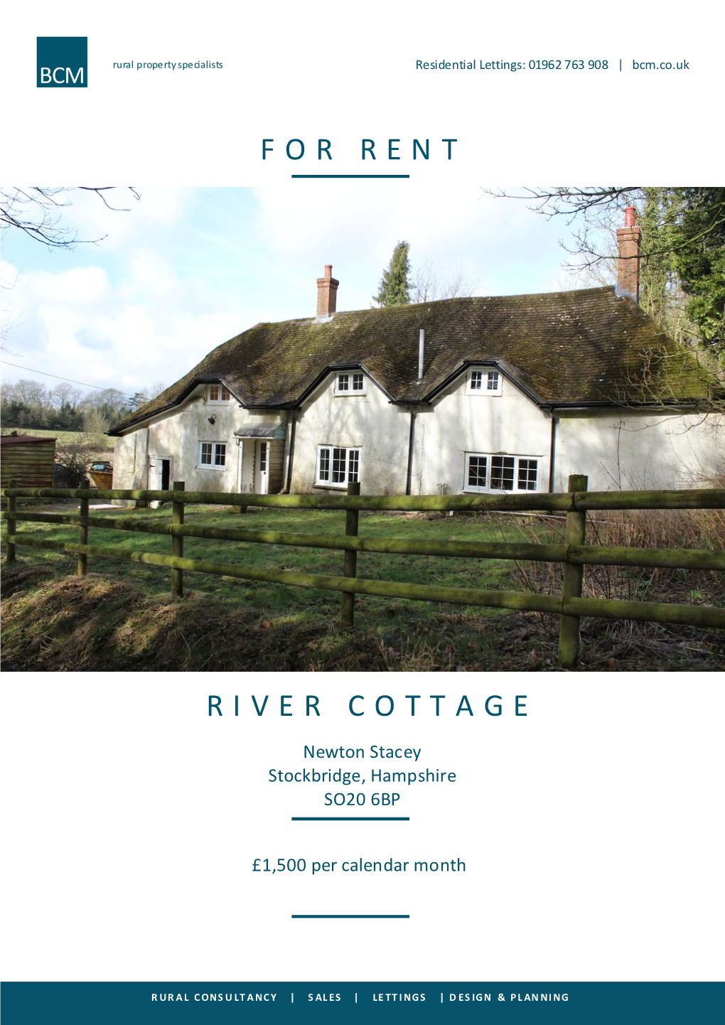 For Rent River Cottage