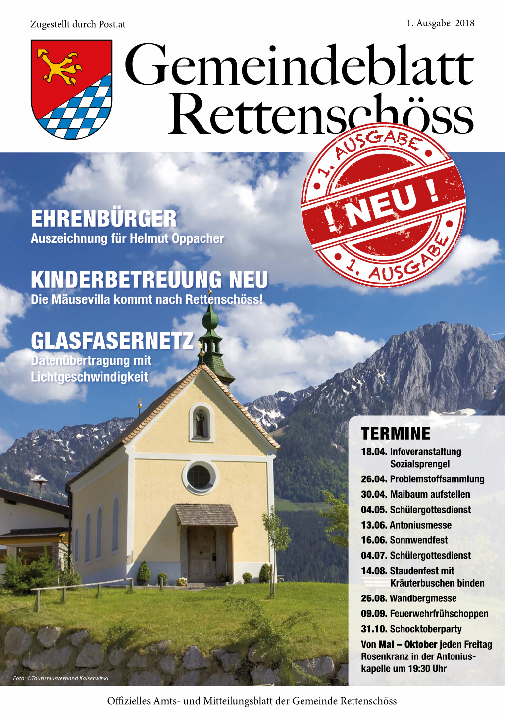 Gemeindeblatt Rettenschöss 1