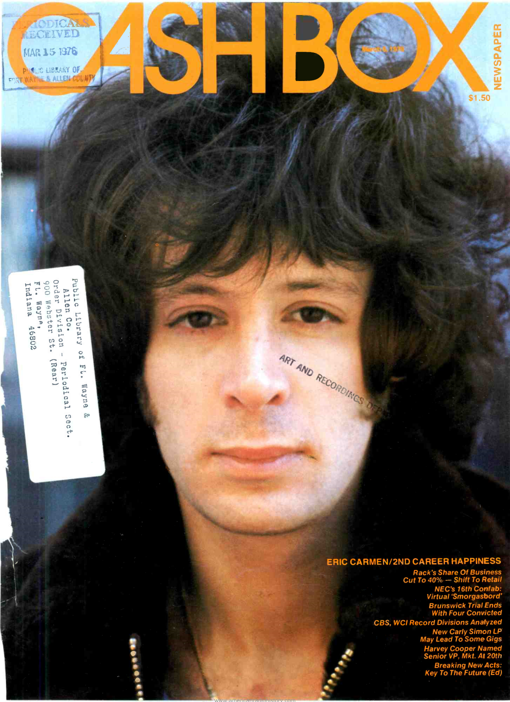 Eric Carmen/2Nd Career Happiness