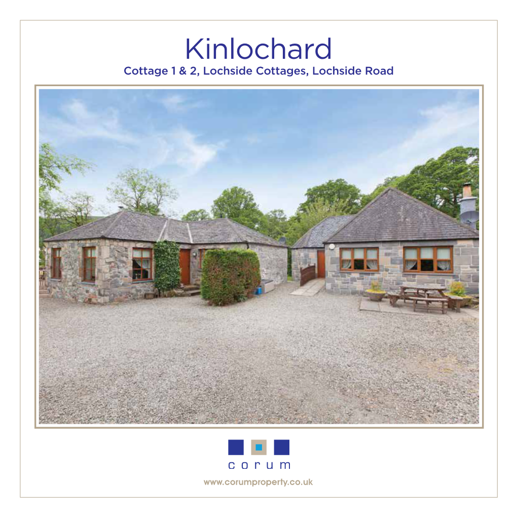 Kinlochard Cottage 1 & 2, Lochside Cottages, Lochside Road