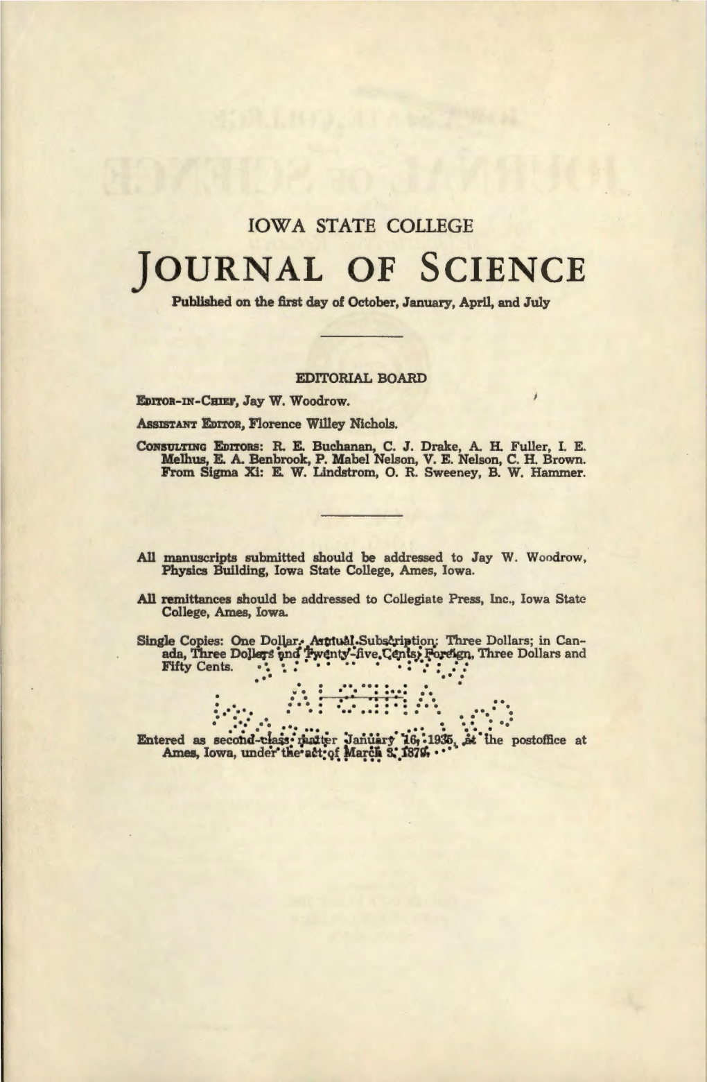 Iowa State College Journal of Science 14.1