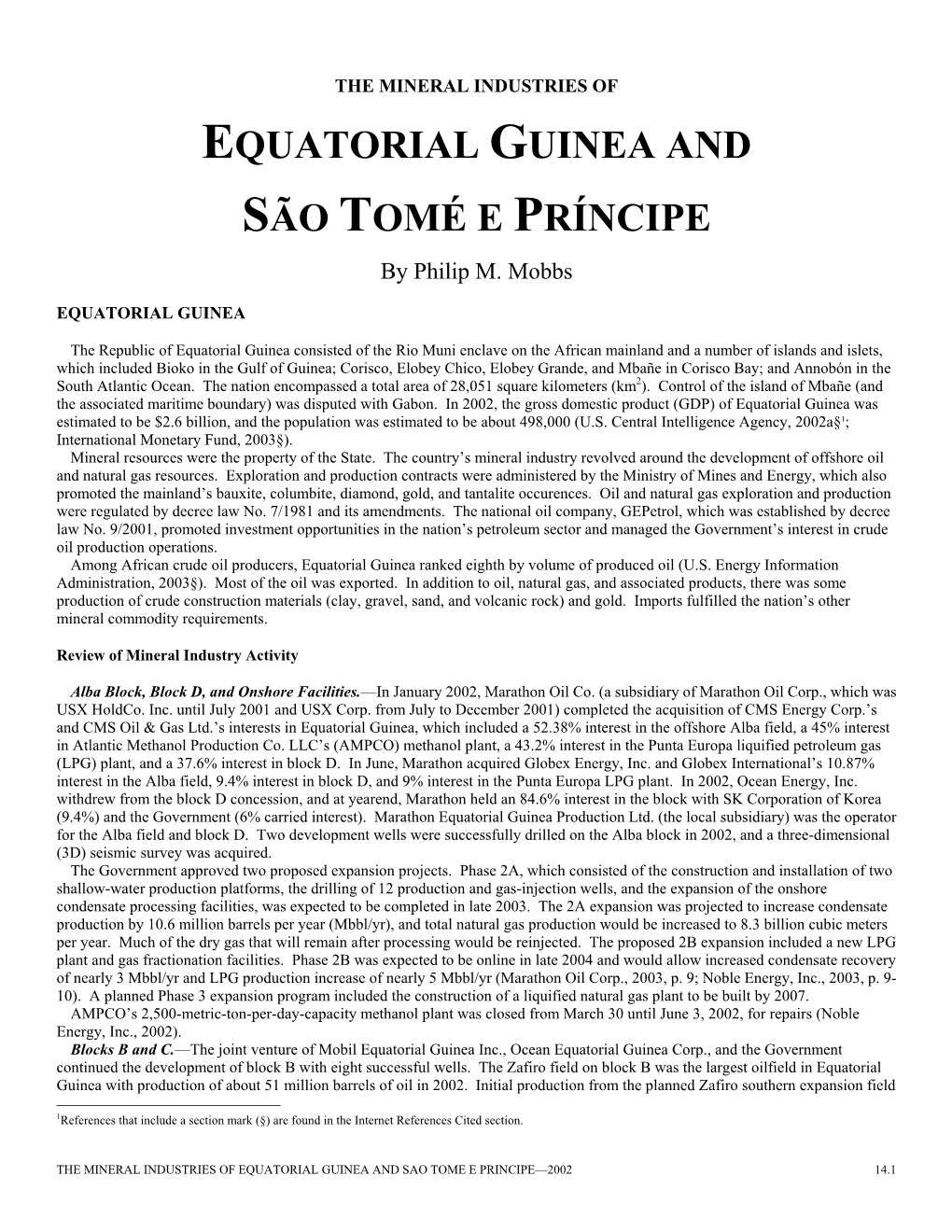 EQUATORIAL GUINEA and SÃO TOMÉ E PRÍNCIPE by Philip M