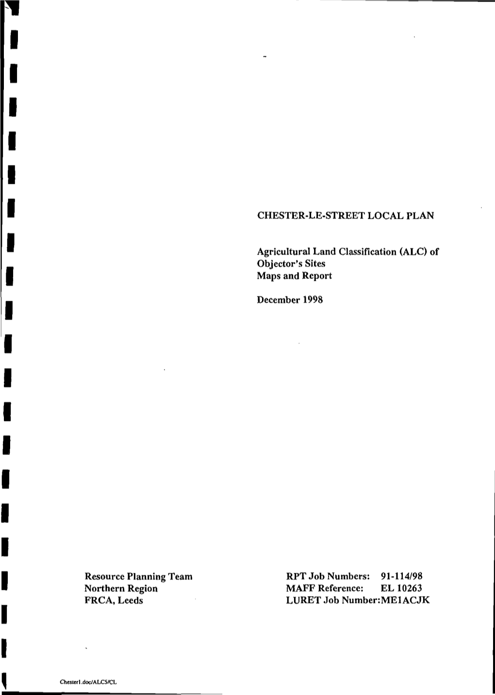 Chester-Le-Street Local Plan