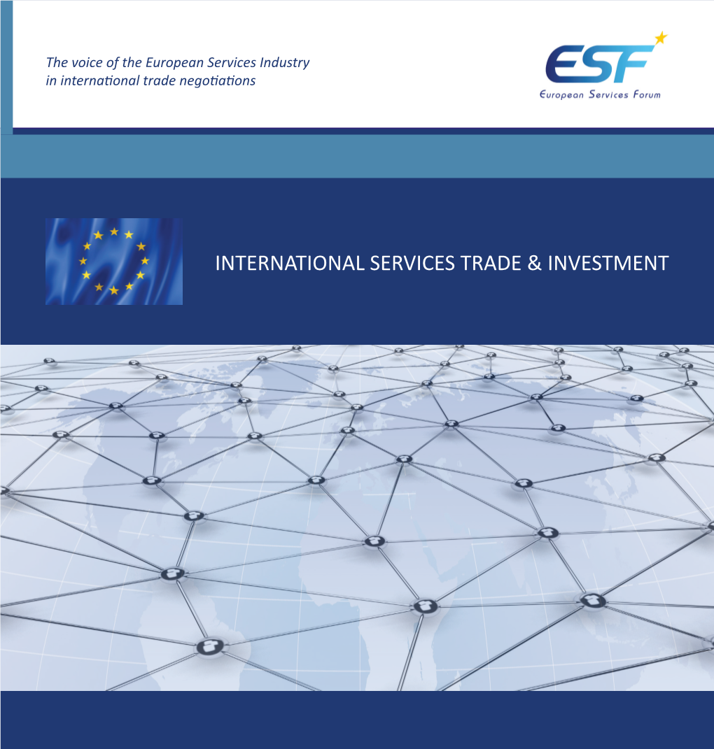 International Services Trade & Investment