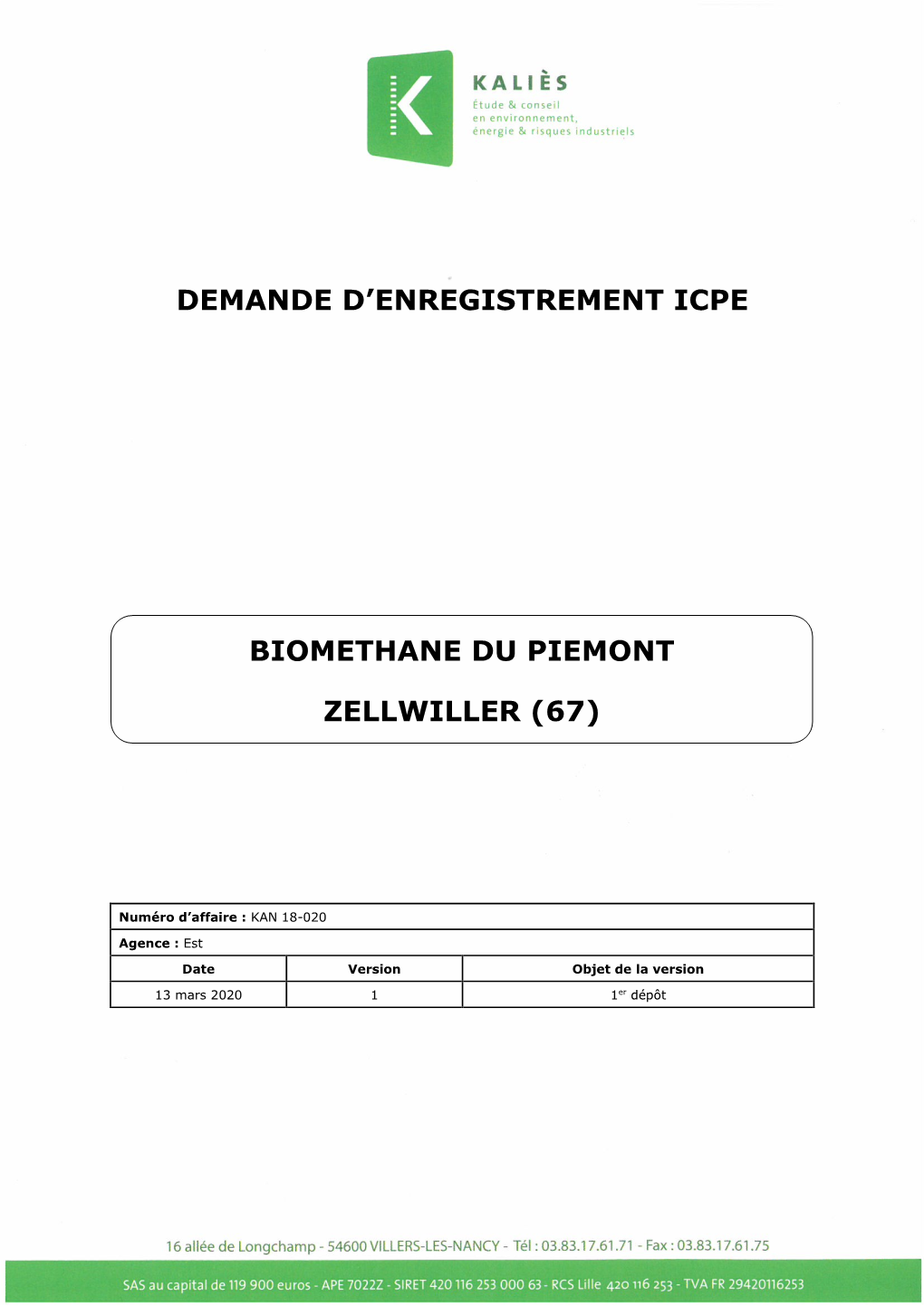 Biomethane Du Piemont Zellwiller (67)