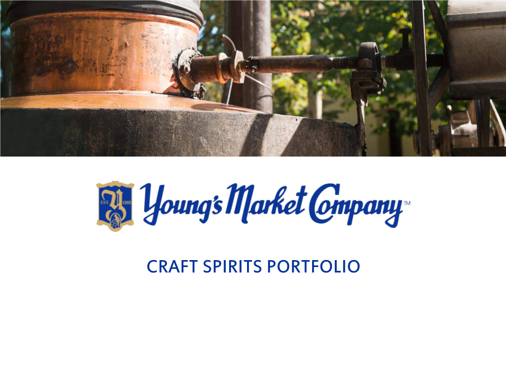 CRAFT SPIRITS PORTFOLIO Vodka • Aylesbury Duck – 86 Co