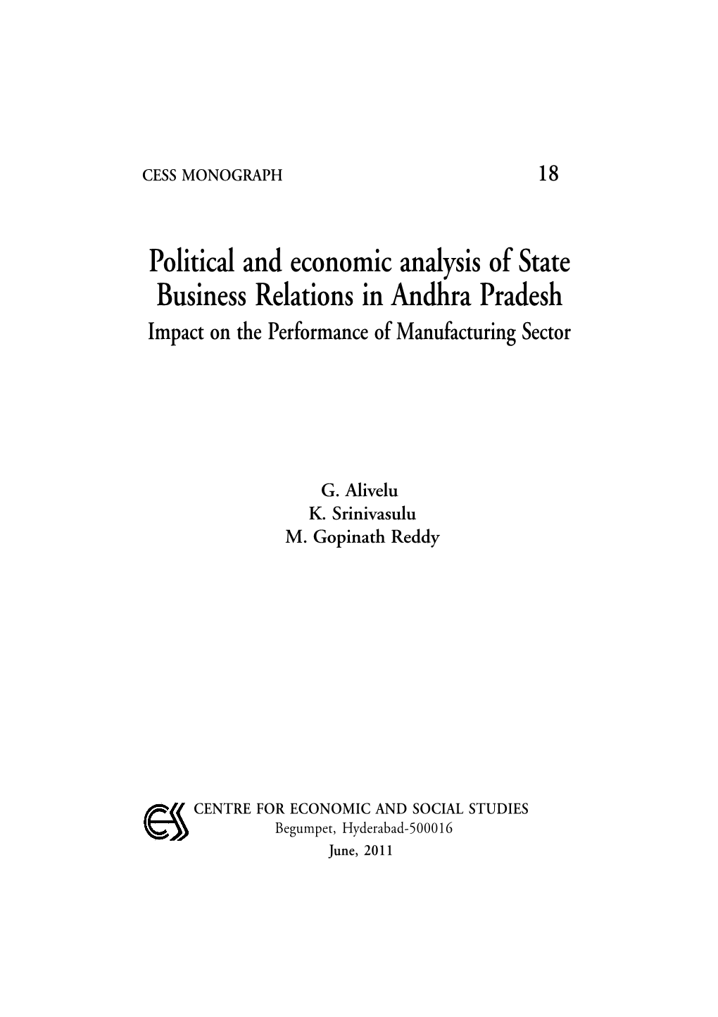 CESS RULNR Case Monograph