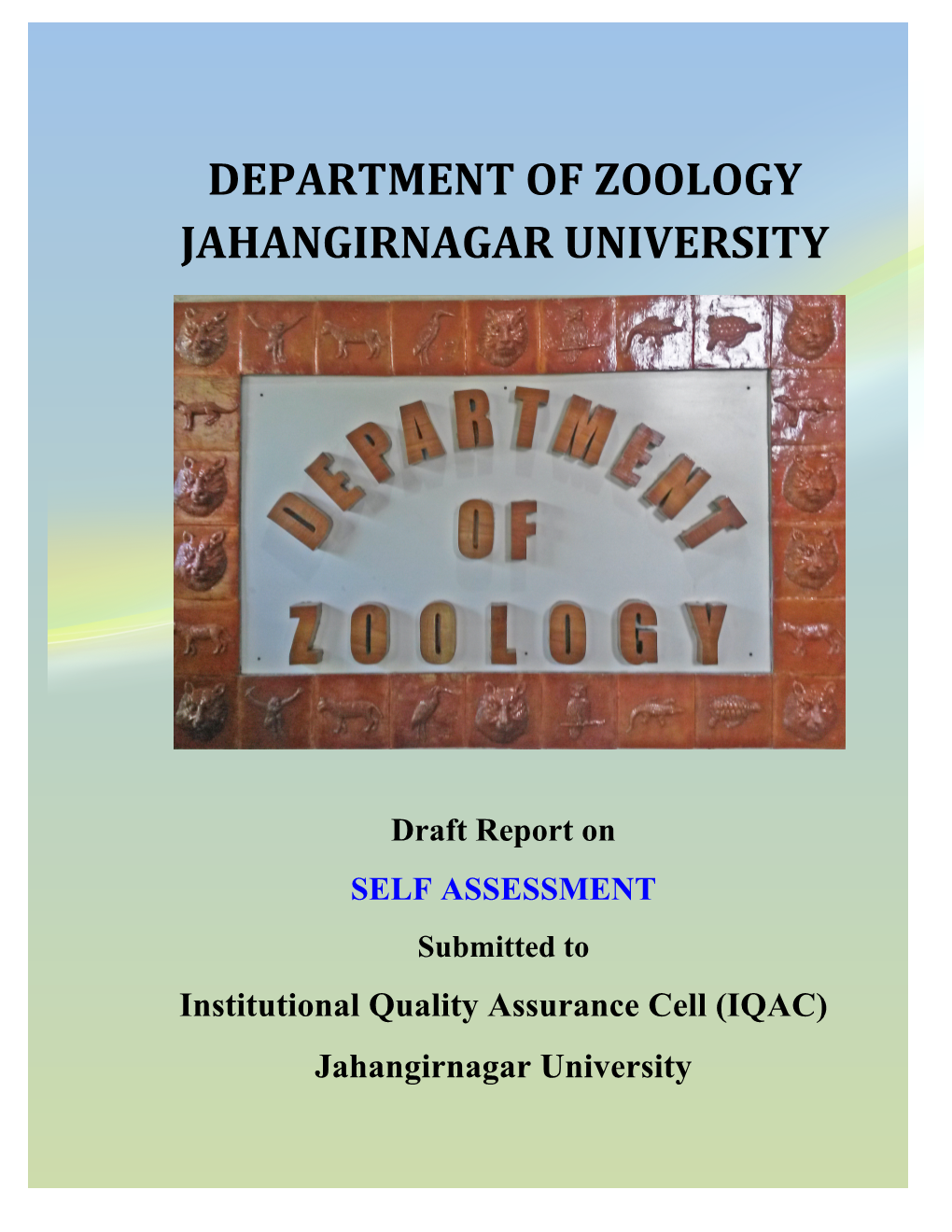 Department of Zoology Jahangirnagar University
