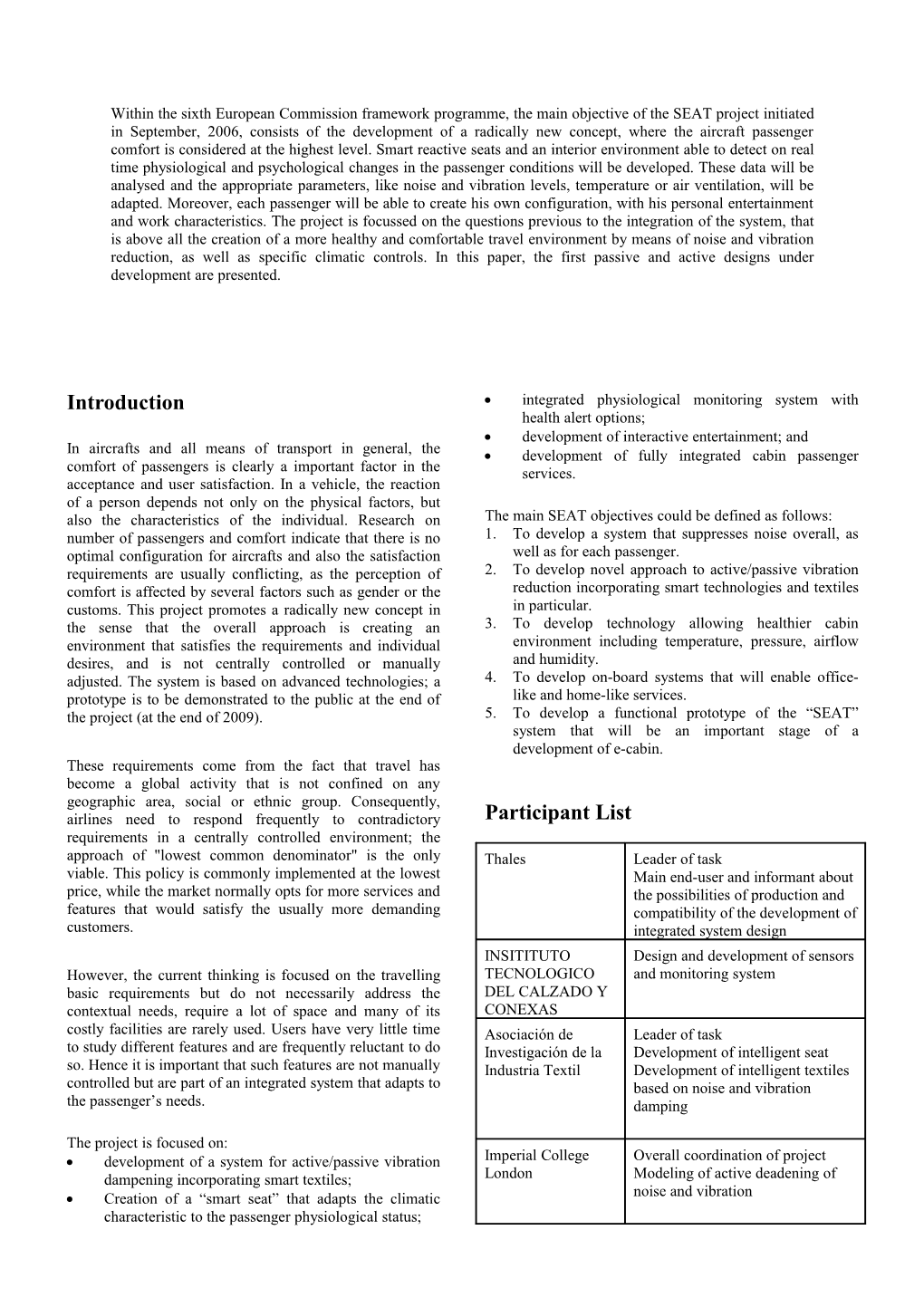 Papers Submitted to Present at FORUM ACUSTICUM 2005