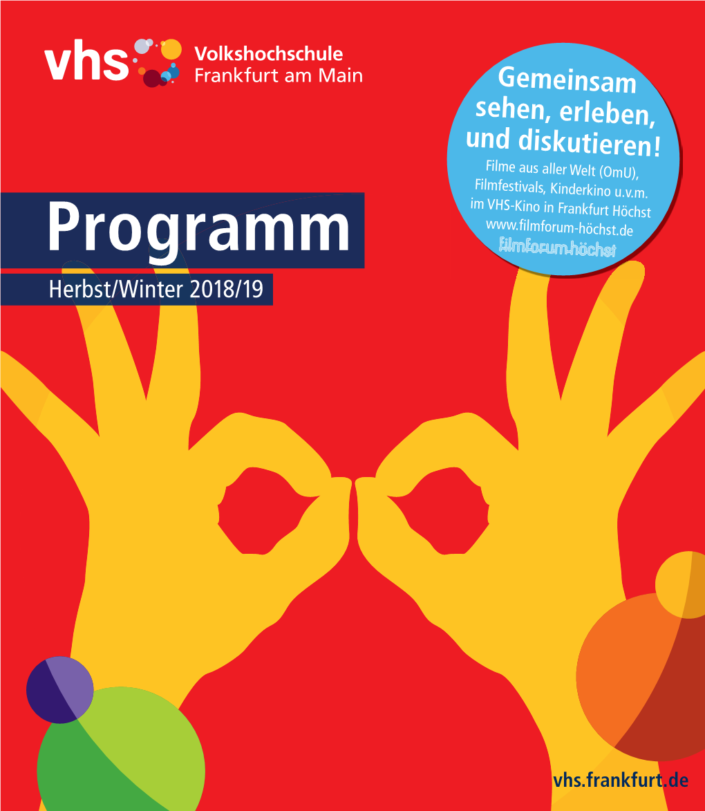 Programm Herbst/Winter 2018/19