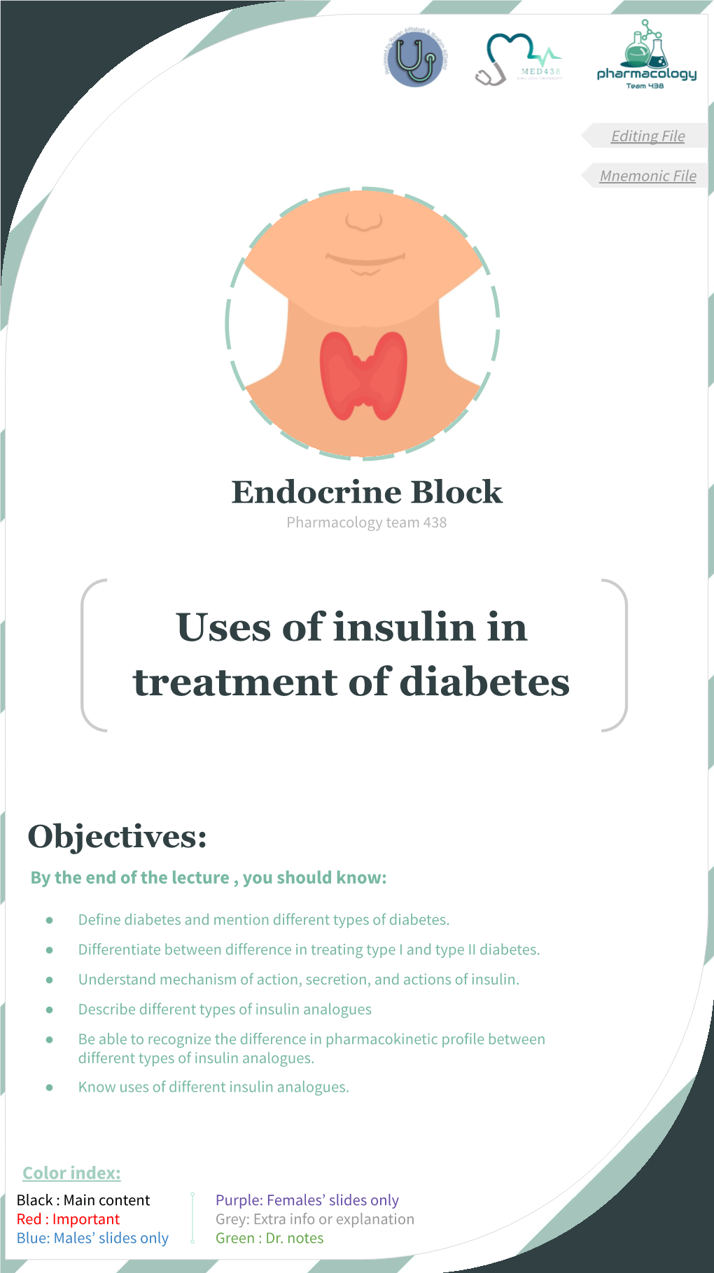 Uses of Insulin in Treatment of Diabetes