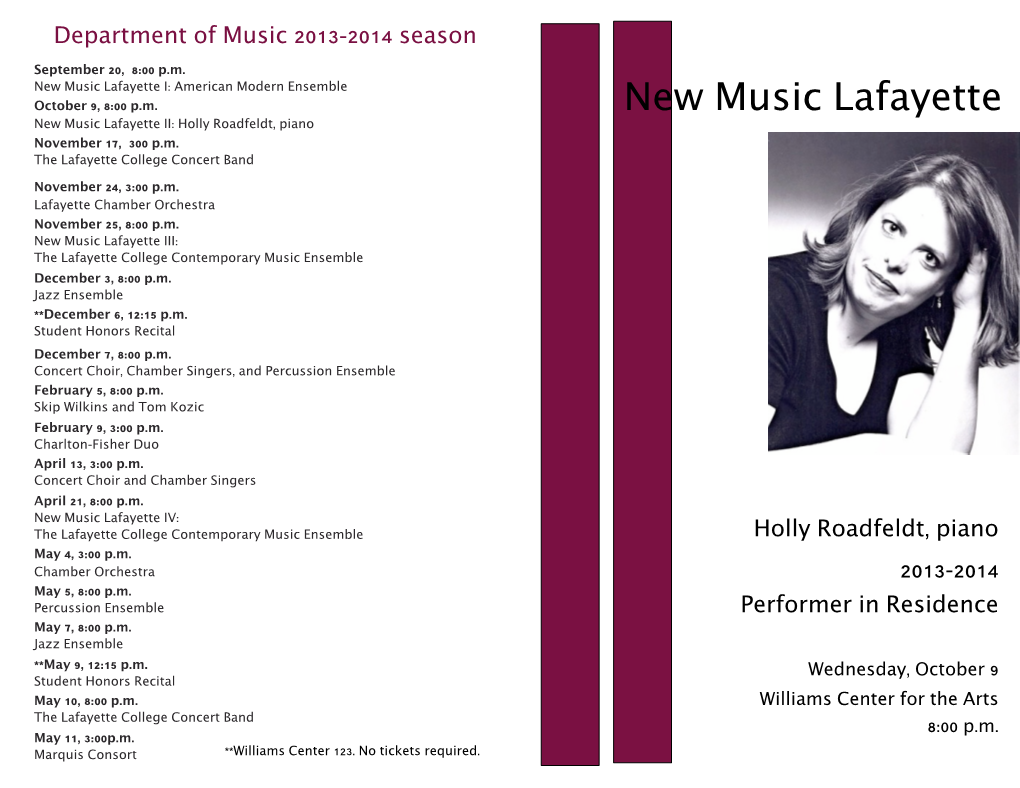 NML II Holly Program