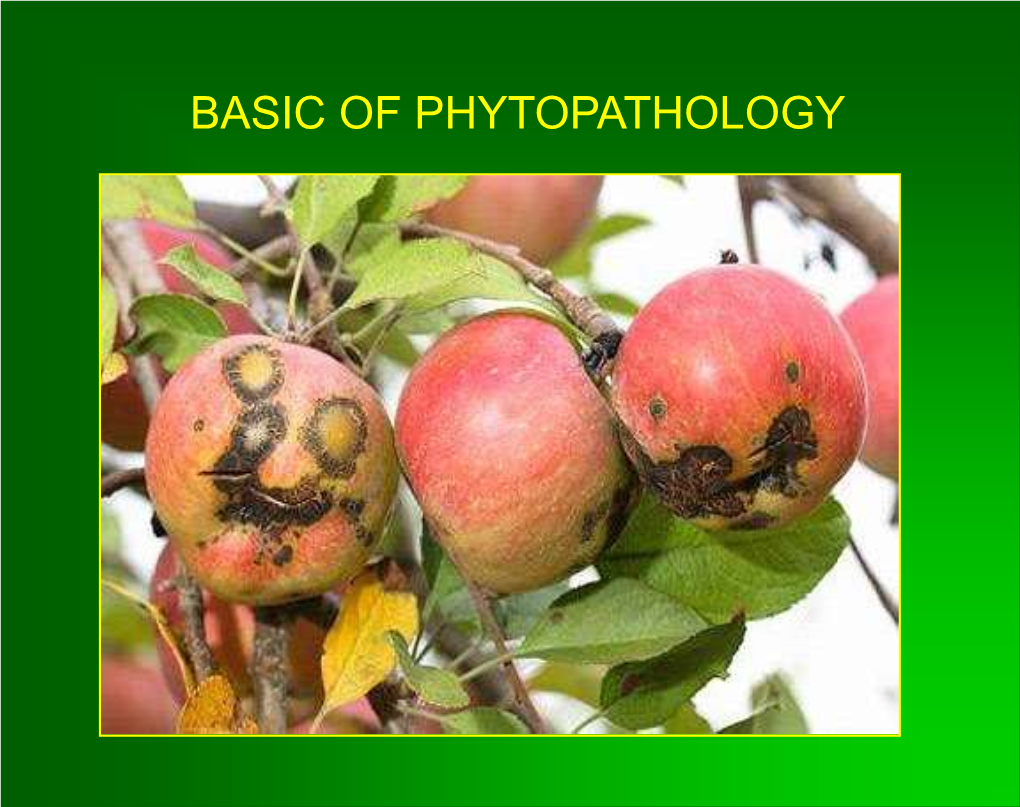 Basic of Phytopathology 2