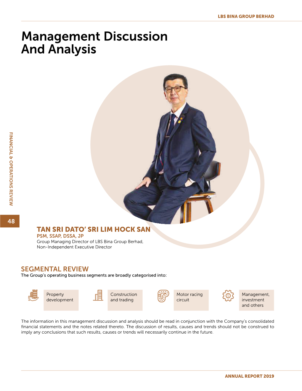 Management Discussion and Analysis FINANCIAL & OPERATIONS REVIEW