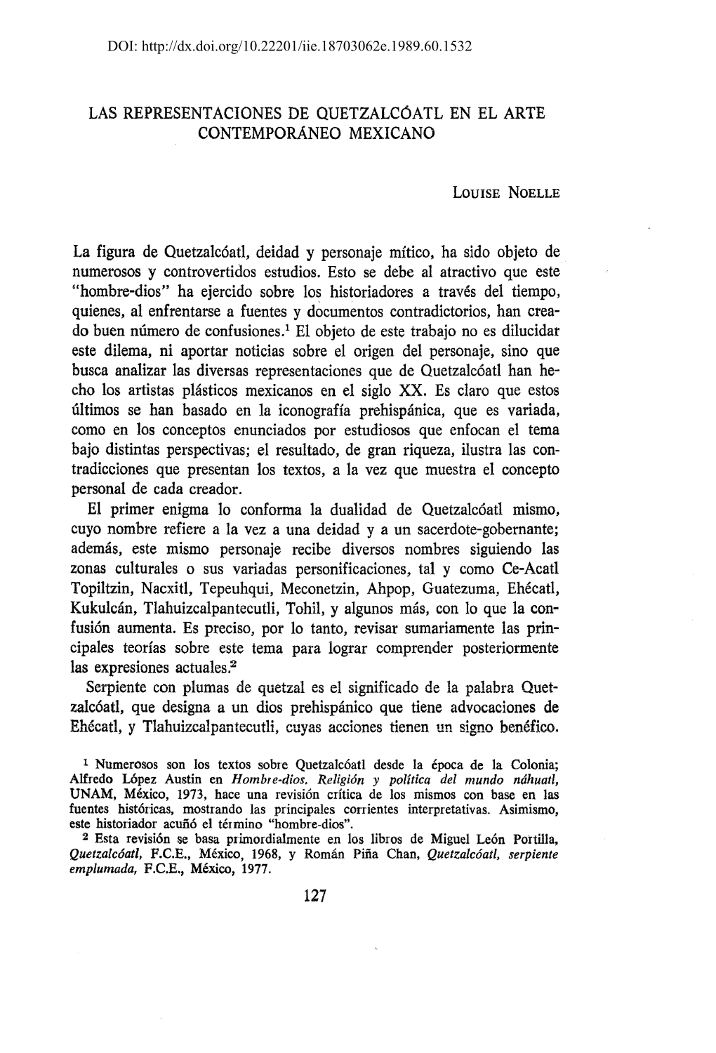 Las Representaciones De Quetzalcóatl En El Arte Contemporáneo Mexicano