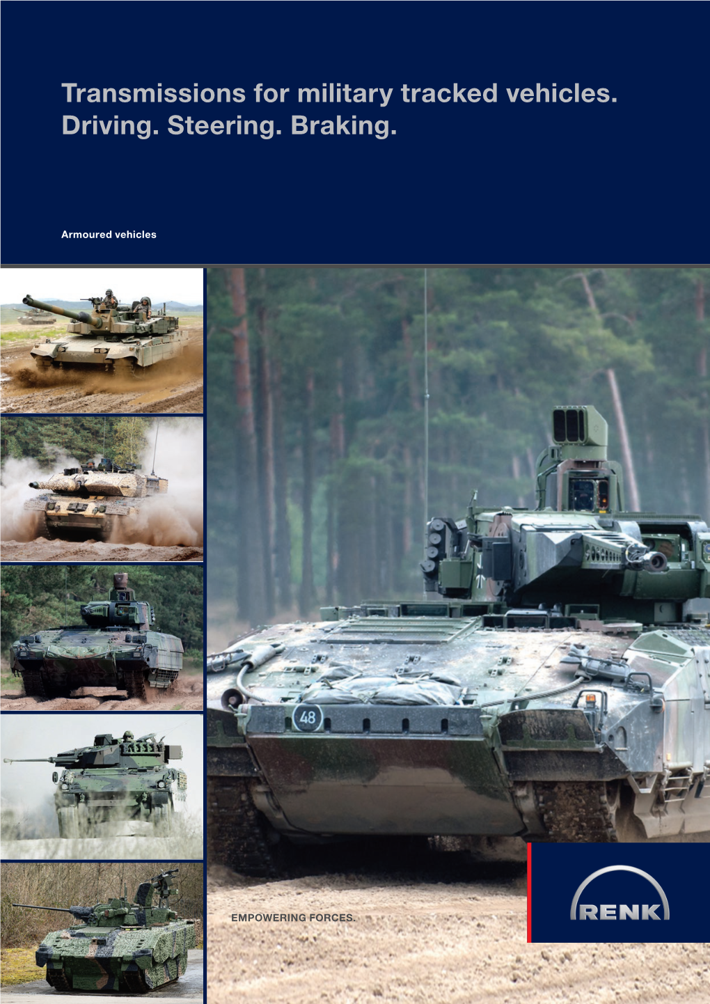 Transmissions for Military Tracked Vehicles. Driving. Steering. Braking