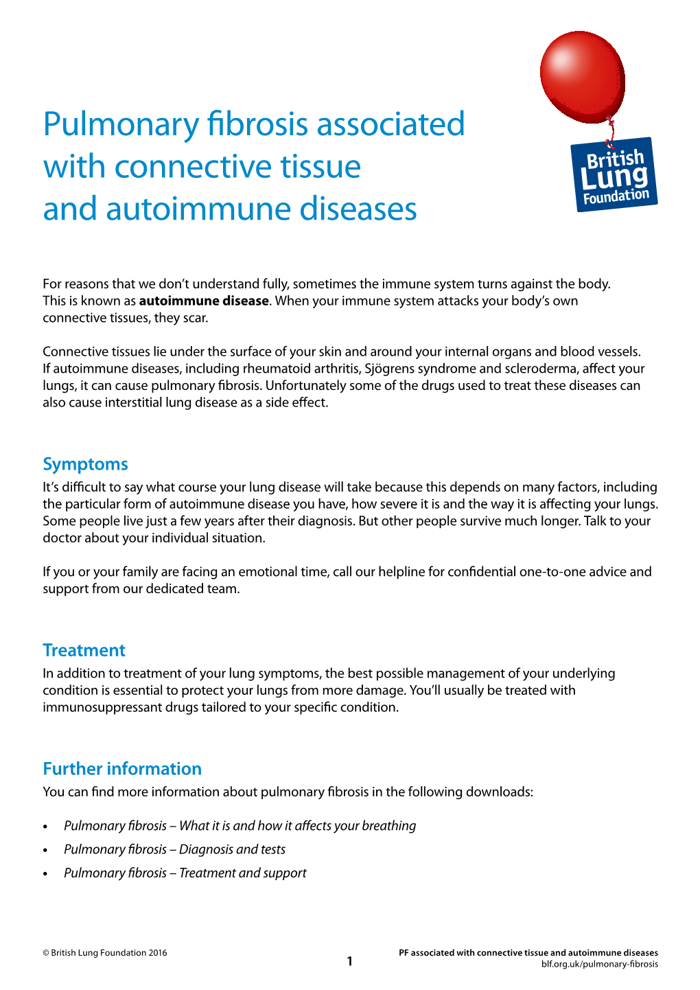 Pulmonary Fibrosis Associated with Connective Tissue and Autoimmune Diseases