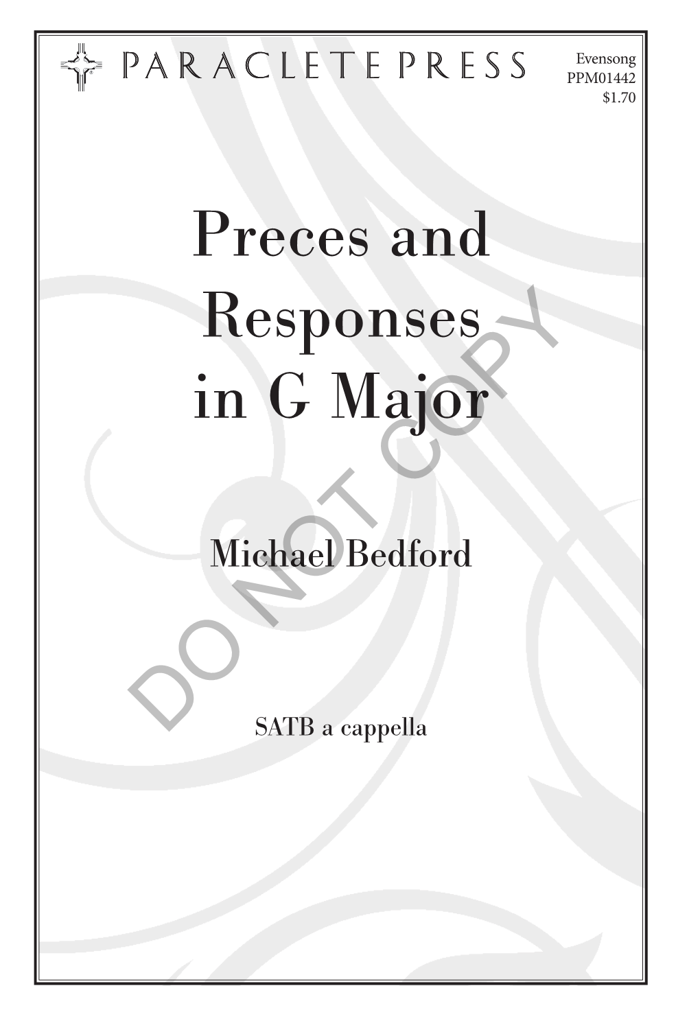 Preces and Responses in G Major