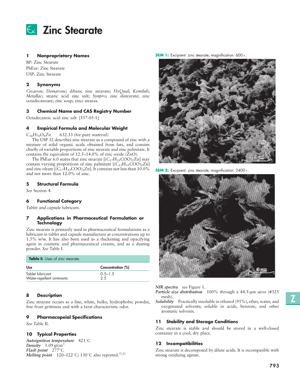 Zinc Stearate