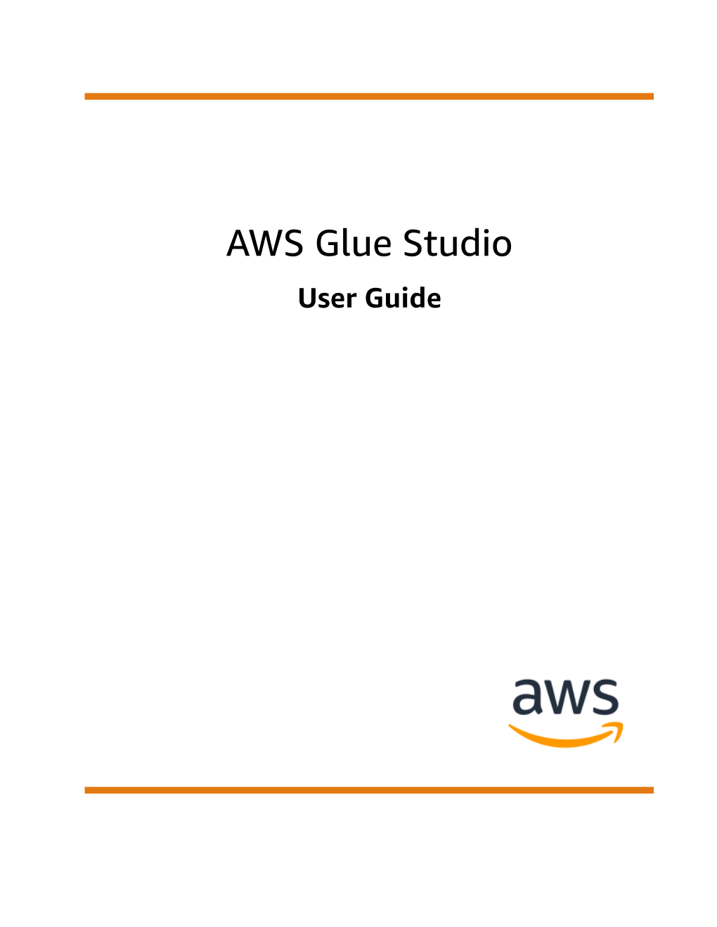 AWS Glue Studio User Guide AWS Glue Studio User Guide