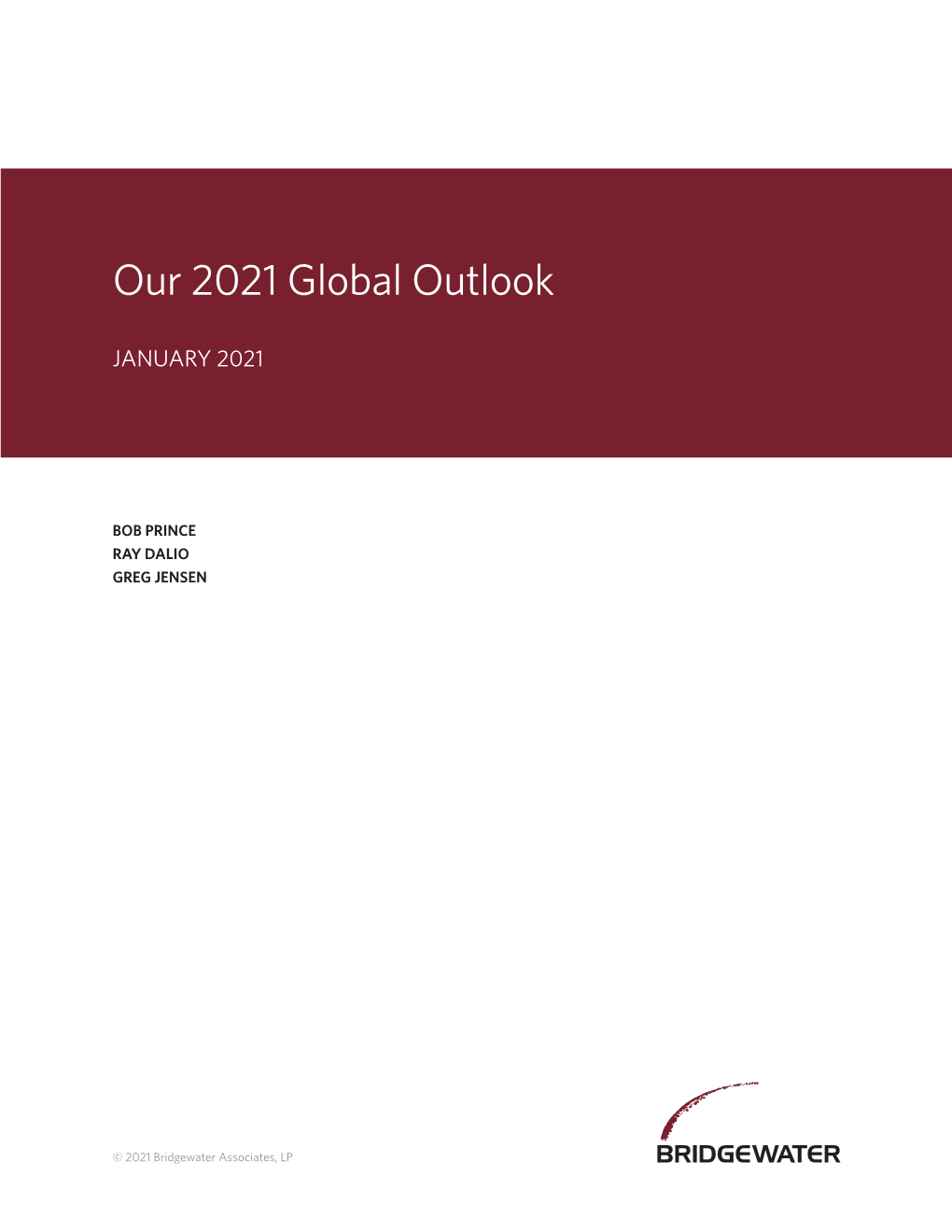 Our 2021 Global Outlook