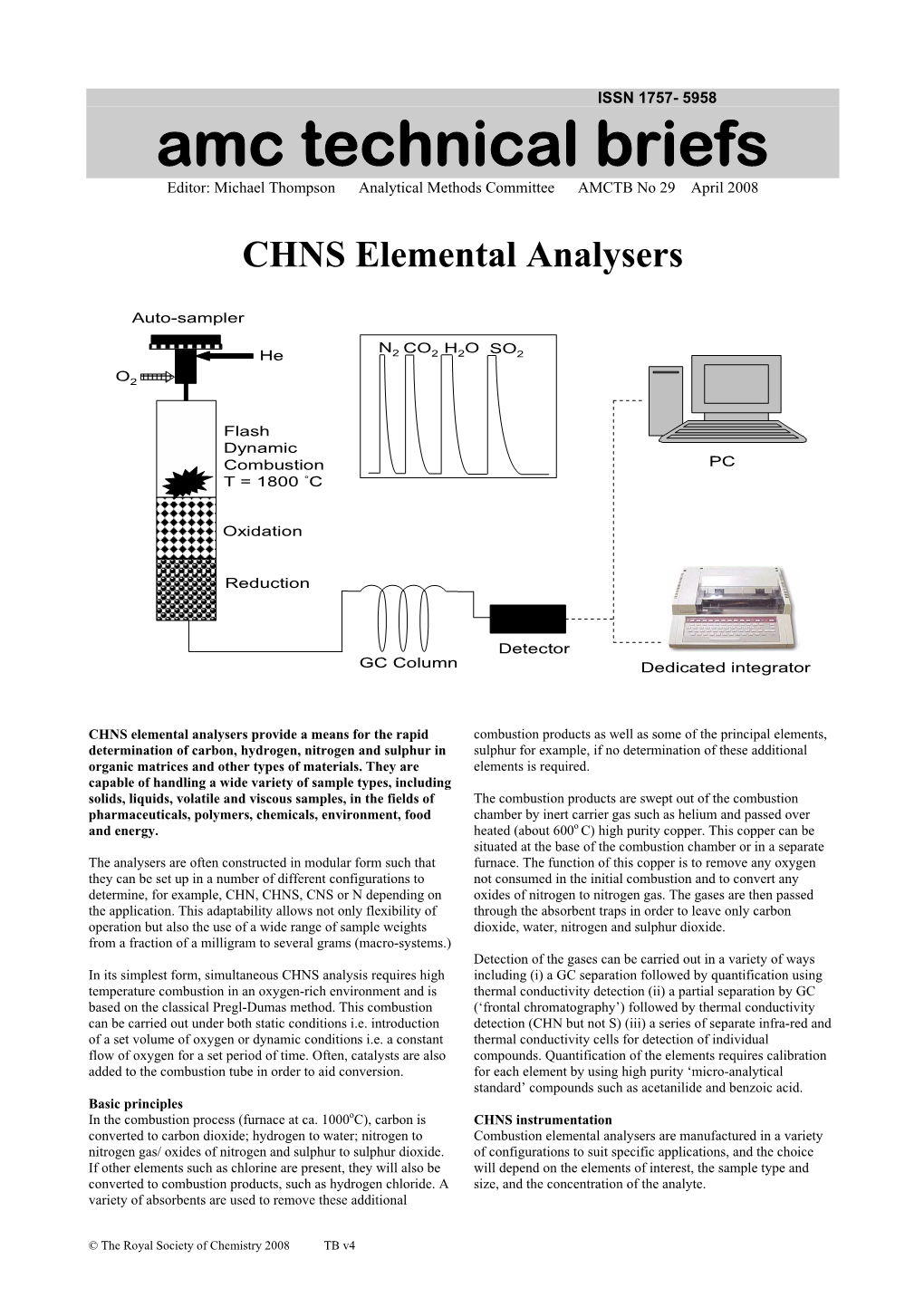 CHNS Elemental Analysers