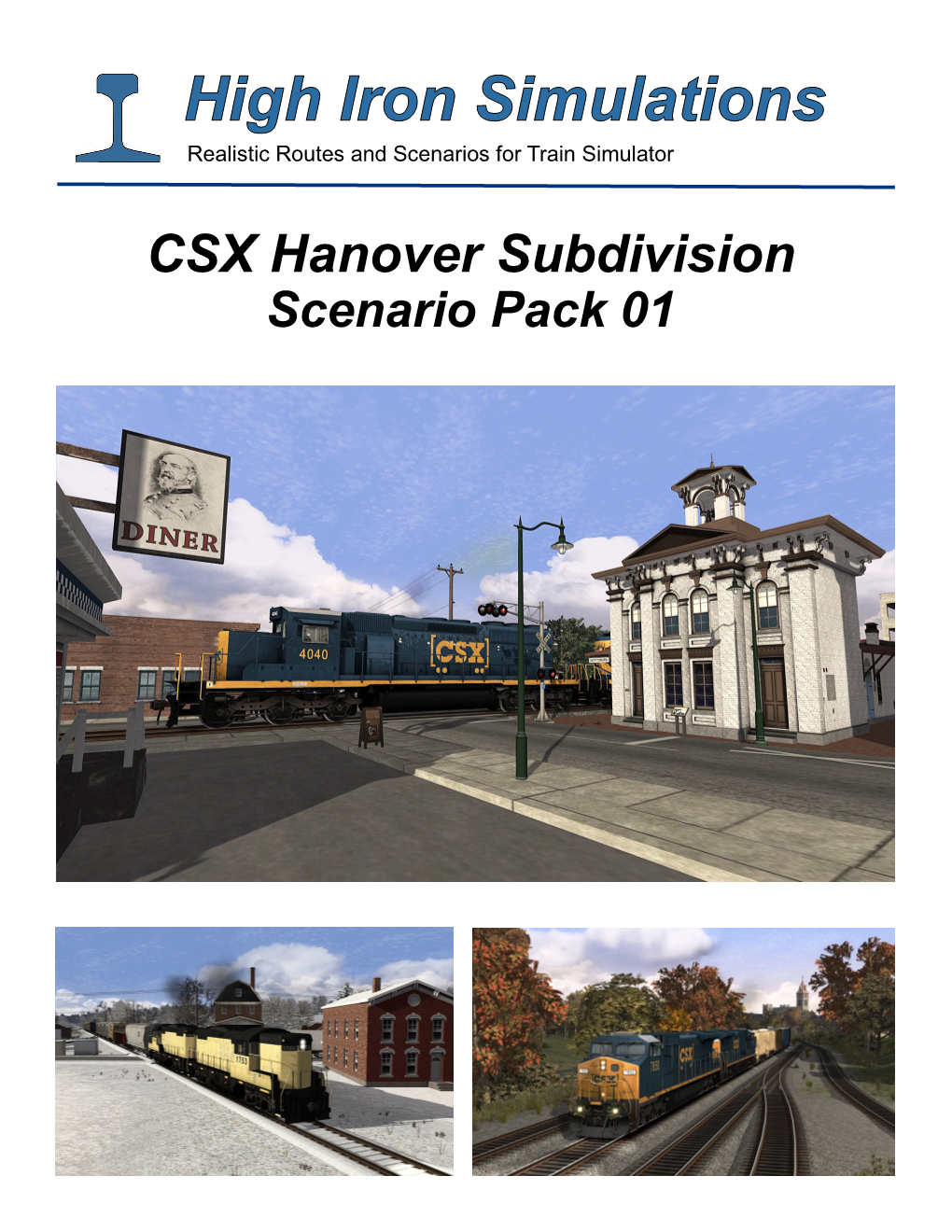 CSX Hanover Subdivision Scenario Pack 01