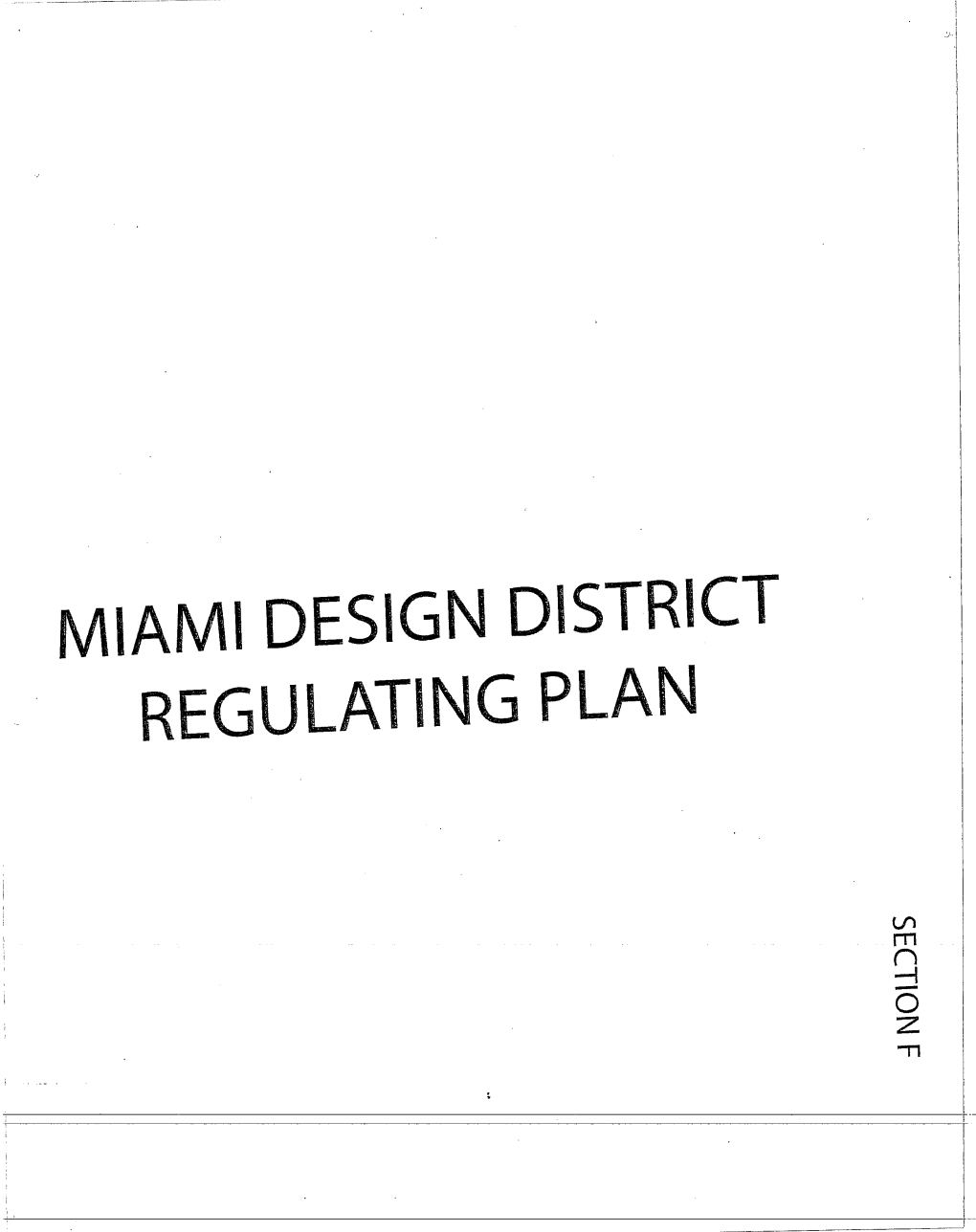 Miami Design District Regulating Plan