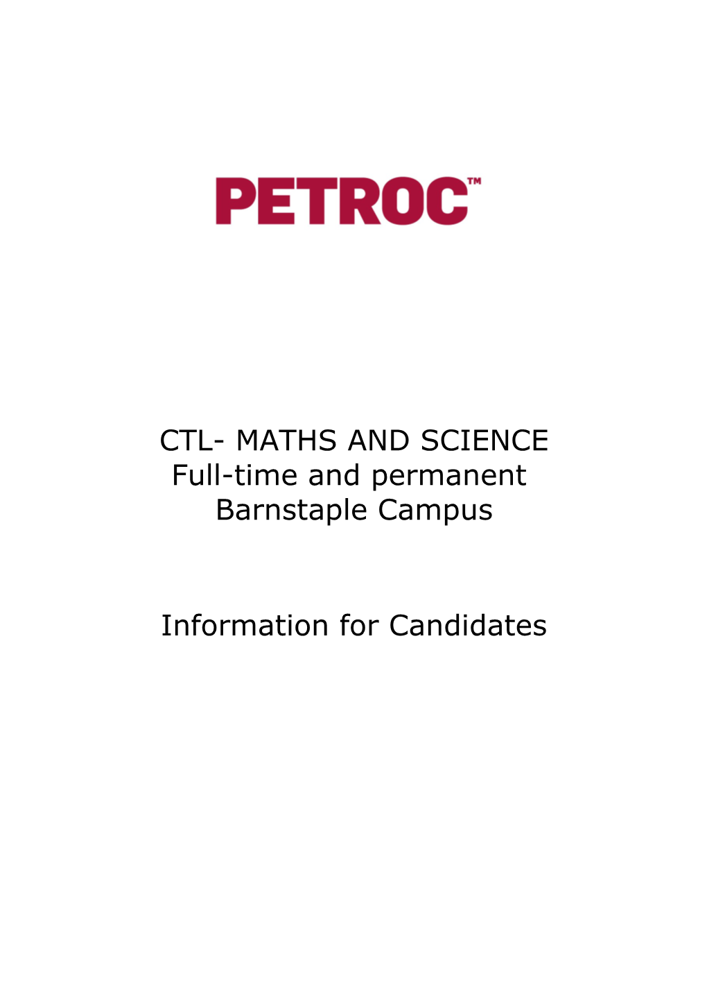 Ctl- Maths and Science